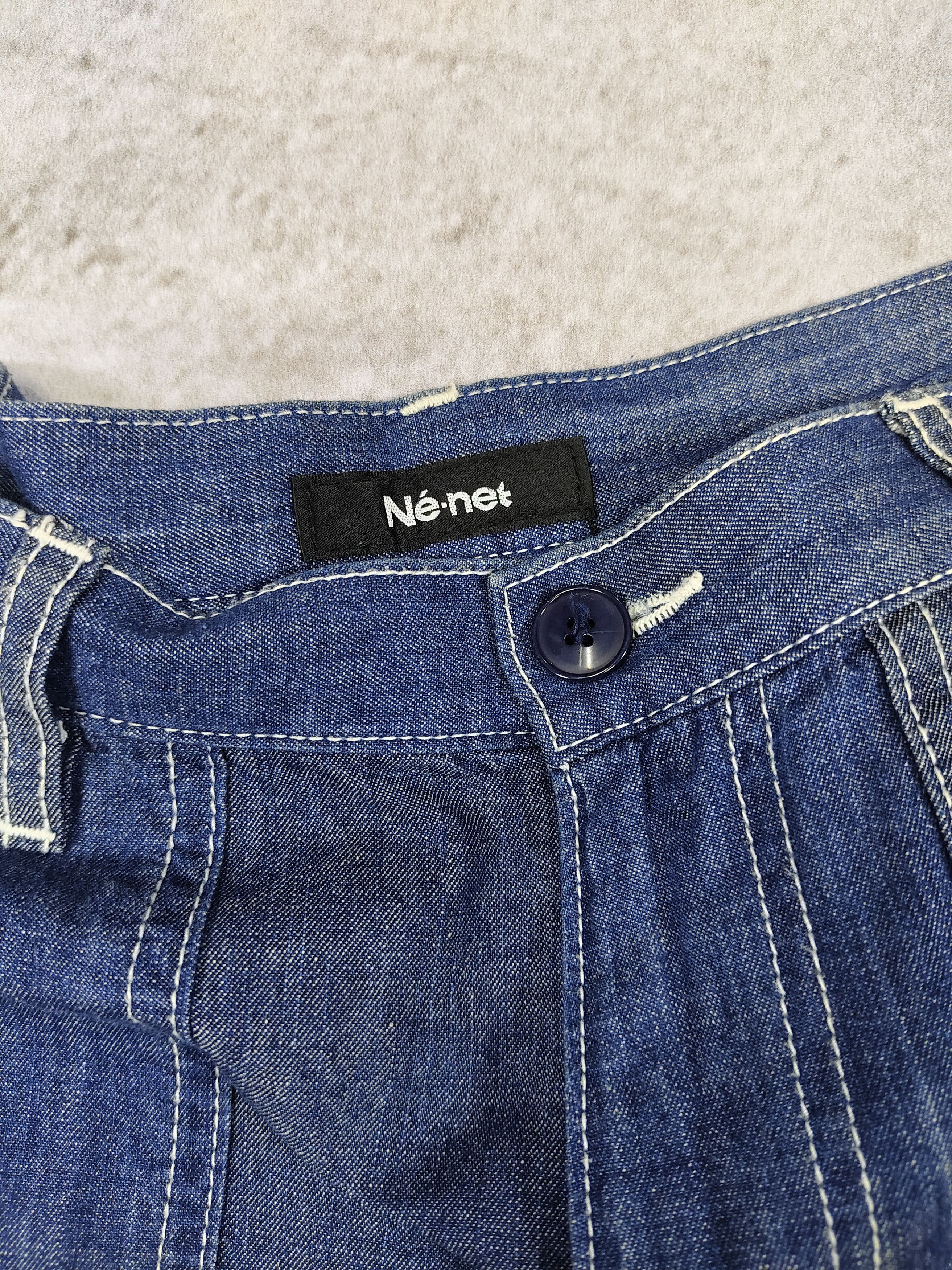 Ne-Net 00s Ne-Net- Sarouel Utility Panel Drop Crotch Denim Short Size 30" / US 8 / IT 44 - 9 Thumbnail