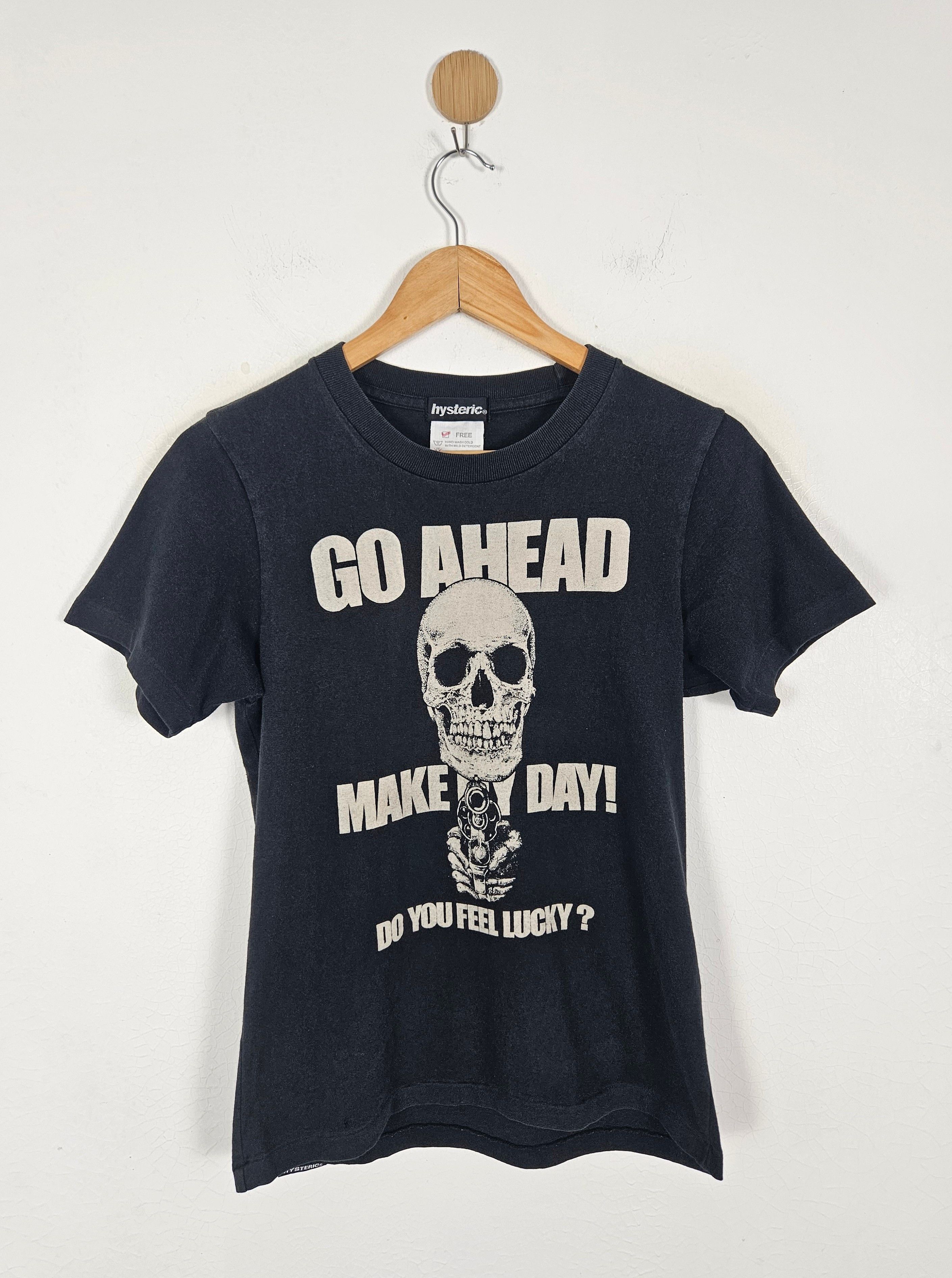 Hysteric Glamour Hysteric glamour Go ahead make my day shirt | Grailed