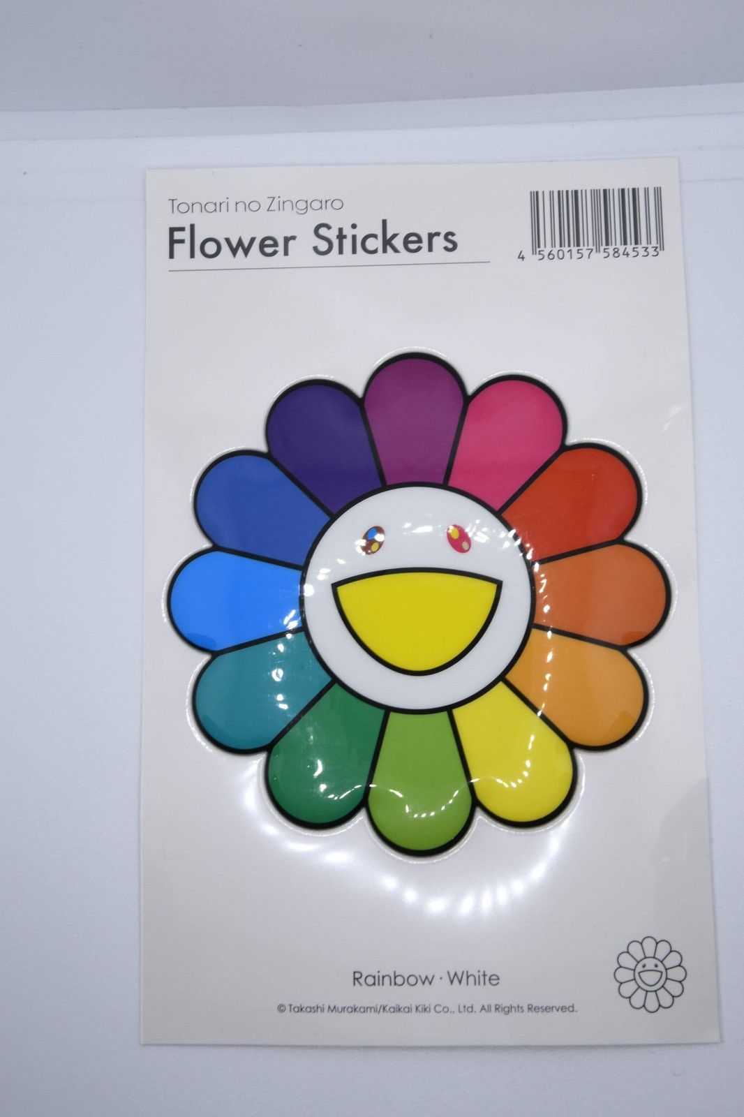 Takashi Murakami Takashi Murakami - Bubblingly Sticker - Rainbow White Size ONE SIZE - 1 Thumbnail