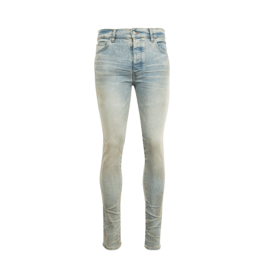 Amiri o1h1sh11225 Stack Jean in Blue Size US 30 / EU 46 - 1 Thumbnail
