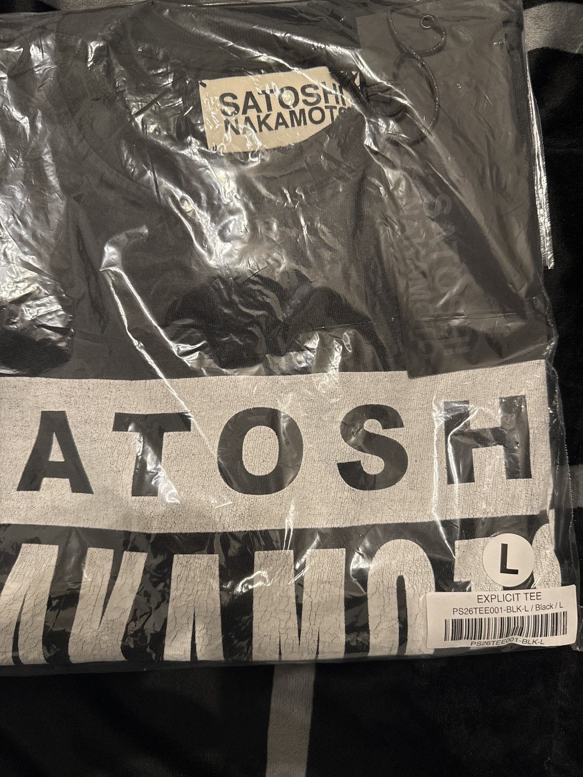 Satoshi Nakamoto Satoshi Nakamoto Explicit tee Size US L / EU 52-54 / 3 - 3 Thumbnail