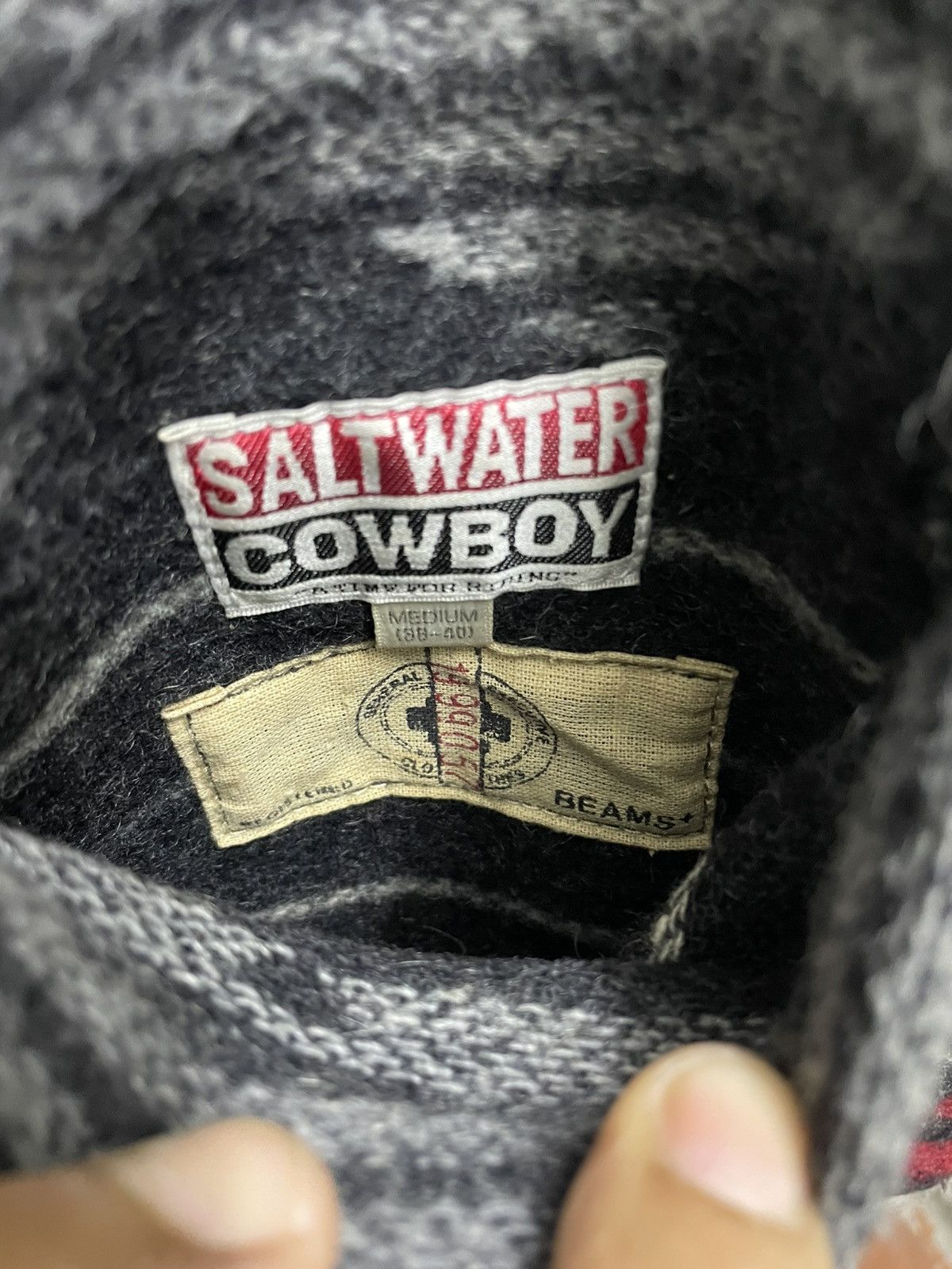 Beams Plus Beams+ x Saltwater Cowboy Reversible Wool Vest Size US M / EU 48-50 / 2 - 5 Thumbnail