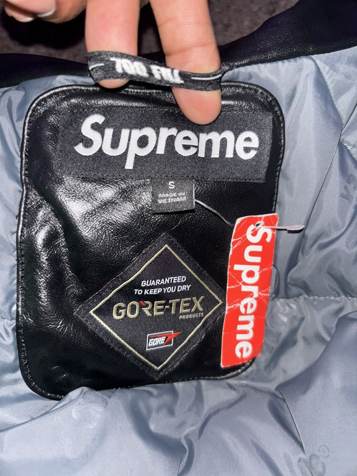 Supreme Supreme x Gortex Parka Black leather jacket 700Fill Size US S / EU 44-46 / 1 - 3 Thumbnail