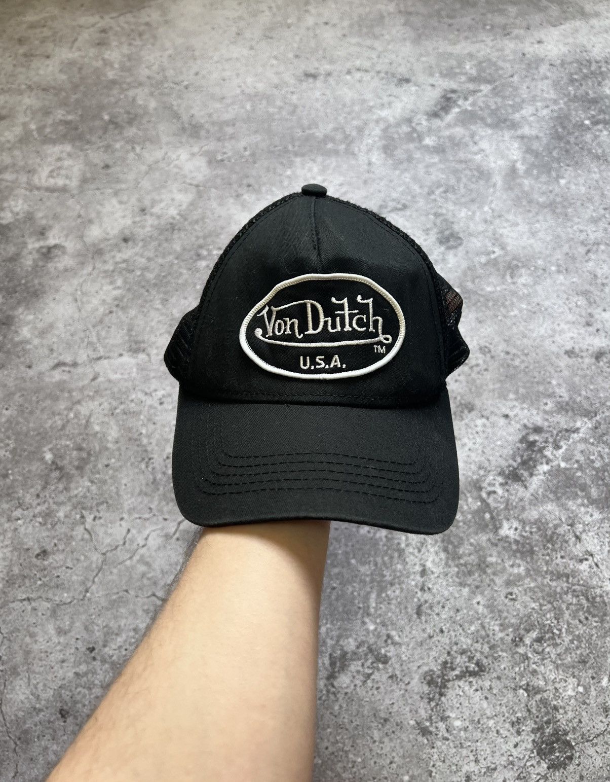 Von Dutch Von Dutch Cap Hat Trucker Classic Logo Y2K Size ONE SIZE - 2 Thumbnail