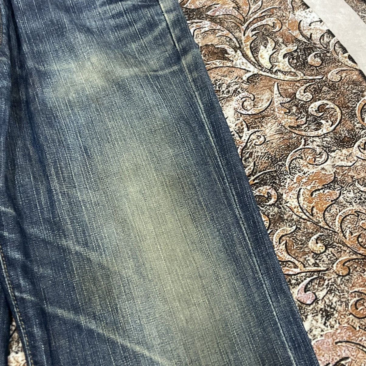 Edwin 🔥Vintage Edwin 503 Stoned Washed Ripped Distress Denim Jeans Size US 31 - 8 Thumbnail