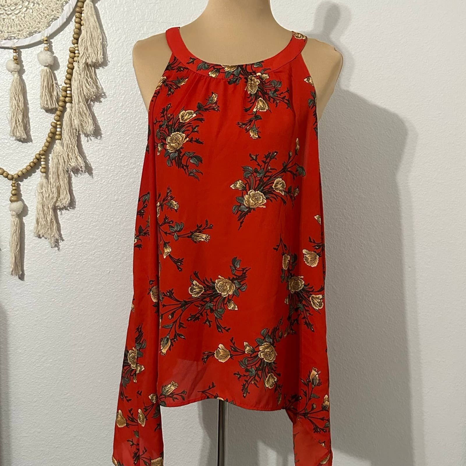 Other Torrid Georgette High Neck Tank Size L / US 10 / IT 46 - 2 Thumbnail