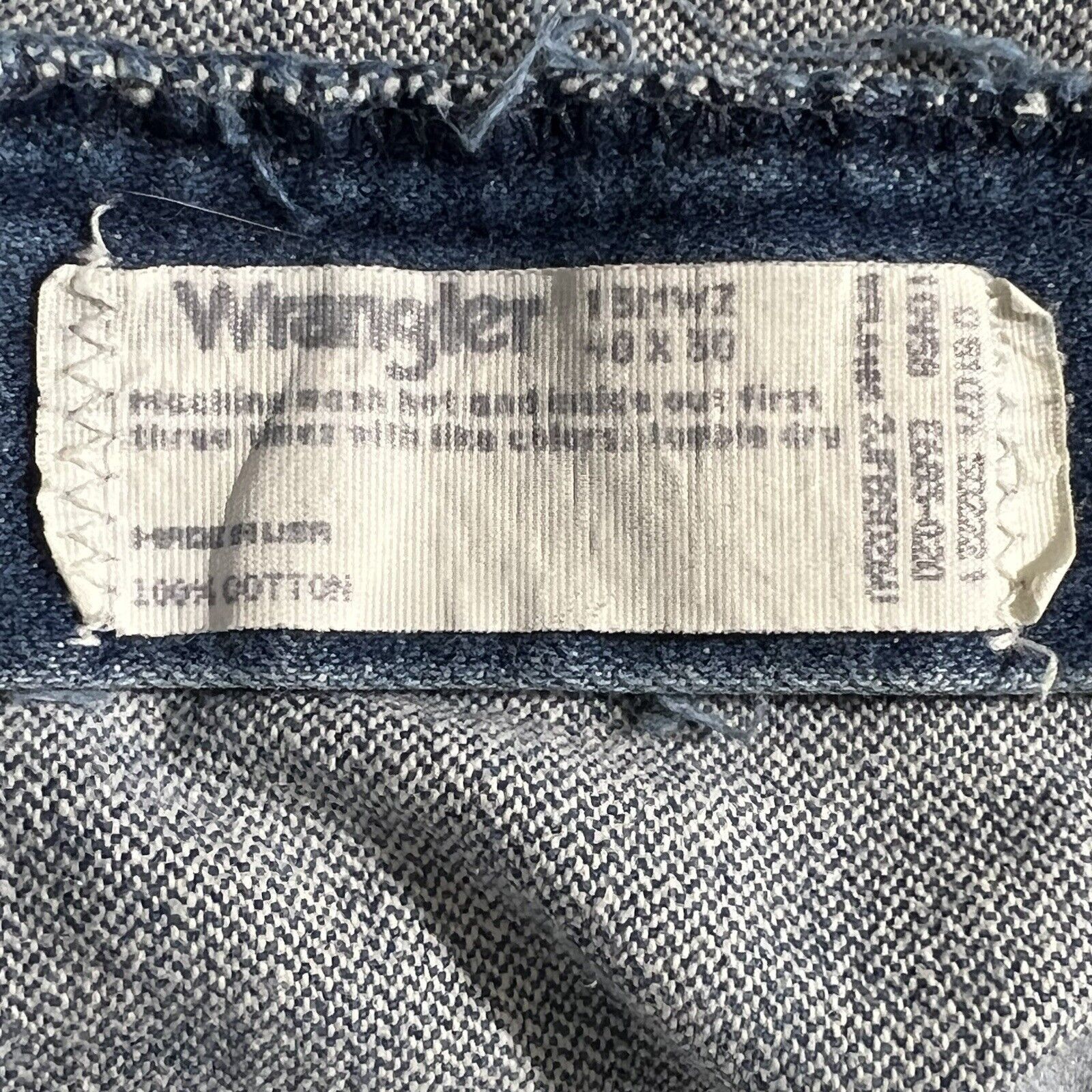 Wrangler Vintage Wrangler Western Straight Denim Blue Jeans Size US 38 / EU 54 - 3 Thumbnail