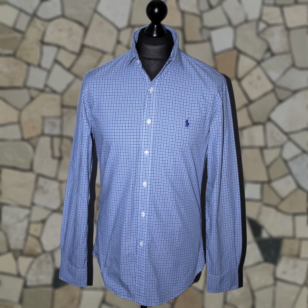 Polo Ralph Lauren Polo Ralph Lauren Slim Fit Blue Shirt Mens Size M Size US M / EU 48-50 / 2 - 1 Thumbnail