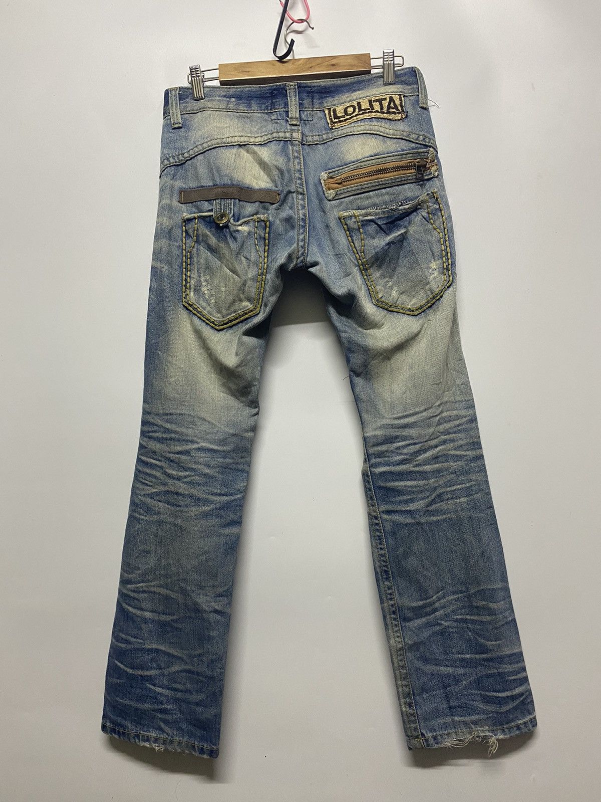 If Six Was Nine × Japanese Brand Japanese Brand Distressed Lolita Jeans Denim Pant Size US 32 / EU 48 - 2 Thumbnail