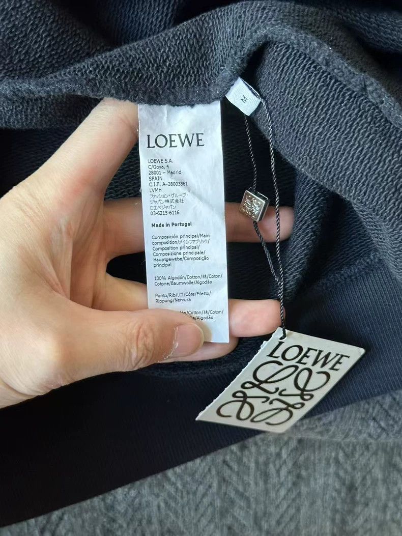 Loewe LOEWE Dark blue embroidered logo sweater Size M / US 6-8 / IT 42-44 - 3 Thumbnail