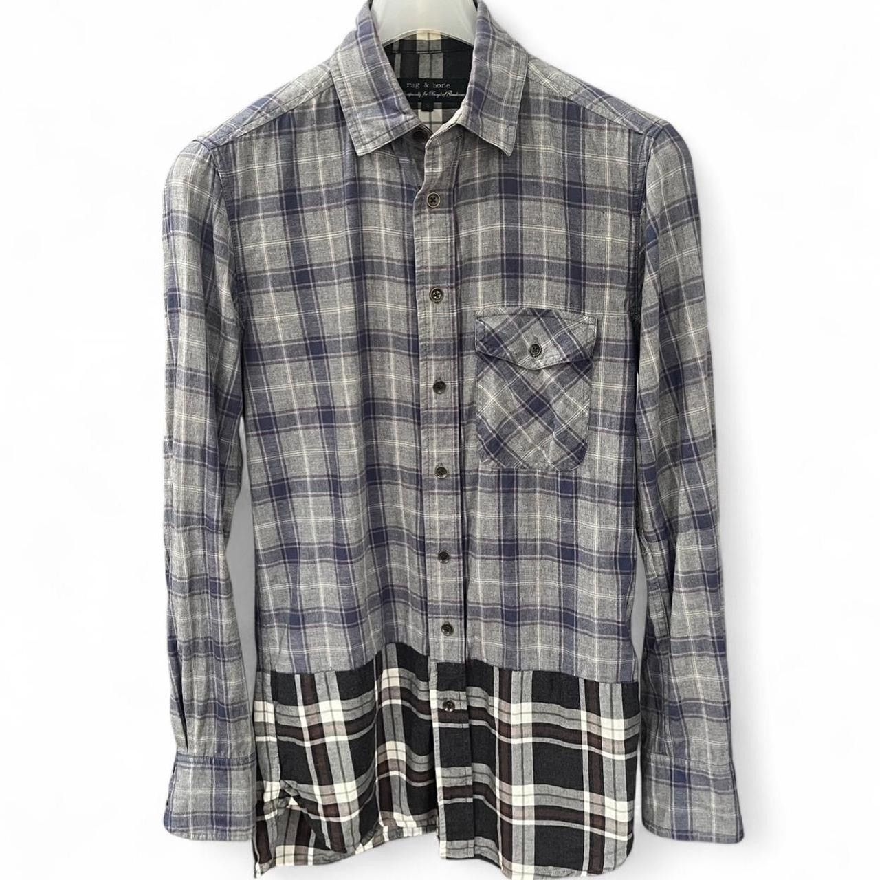 Rag & Bone Rag & Bone x Bergdorf Goodman Mixed Plaid Flannel Size US S / EU 44-46 / 1 - 1 Thumbnail