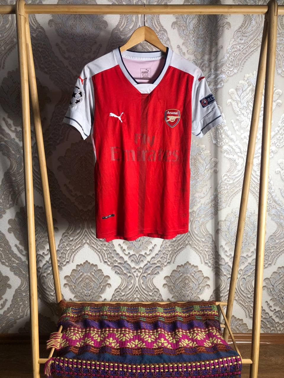 Puma Vintage FC Arsenal London England Soccer Jersey Retro Size US S / EU 44-46 / 1 - 1 Thumbnail