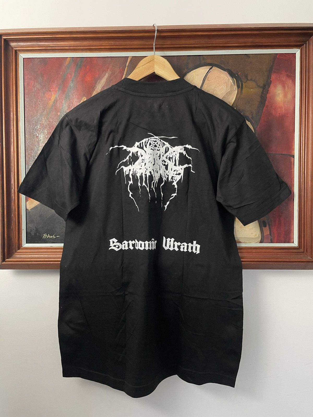Band Tees Vintage Y2k Darkthrone Sardonic Wrath Album Cover Tee Metal Size US M / EU 48-50 / 2 - 2 Thumbnail