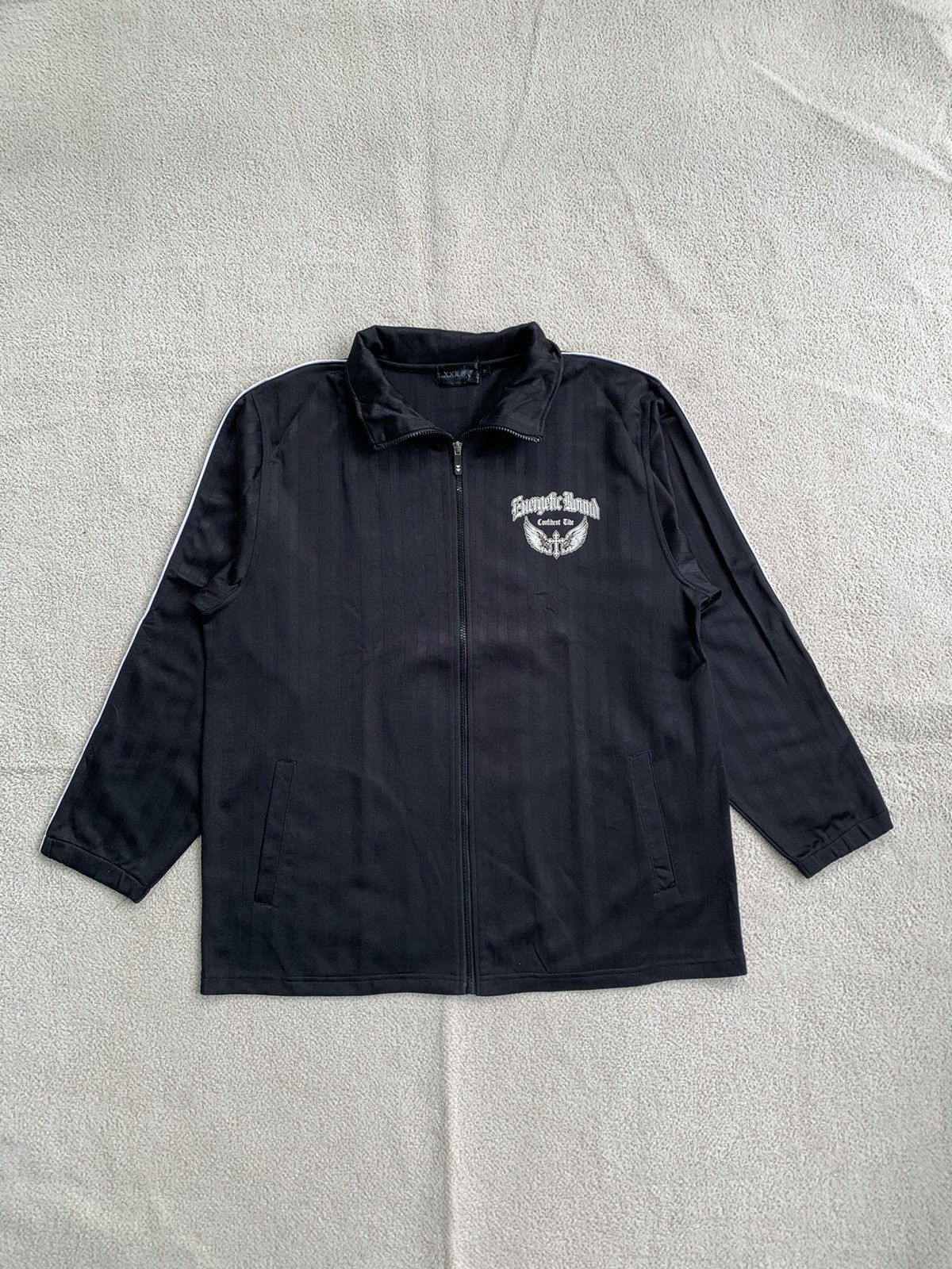 Japanese Brand × Vintage upgrade elegance energetic round poem zip track jacket Size US L / EU 52-54 / 3 - 2 Thumbnail