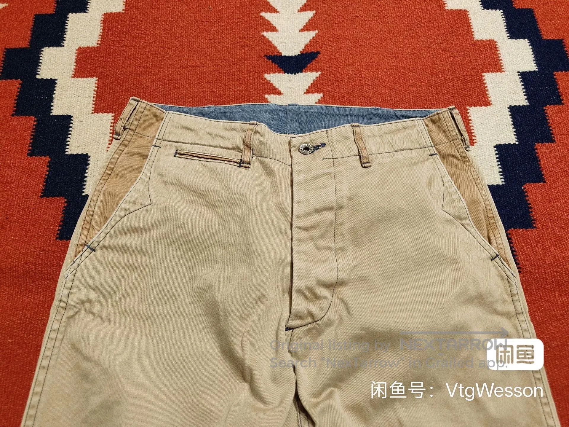 Mister Freedom Mister Freedom Nautical Chino Work Pants. Size US 32 / EU 48 - 3 Thumbnail