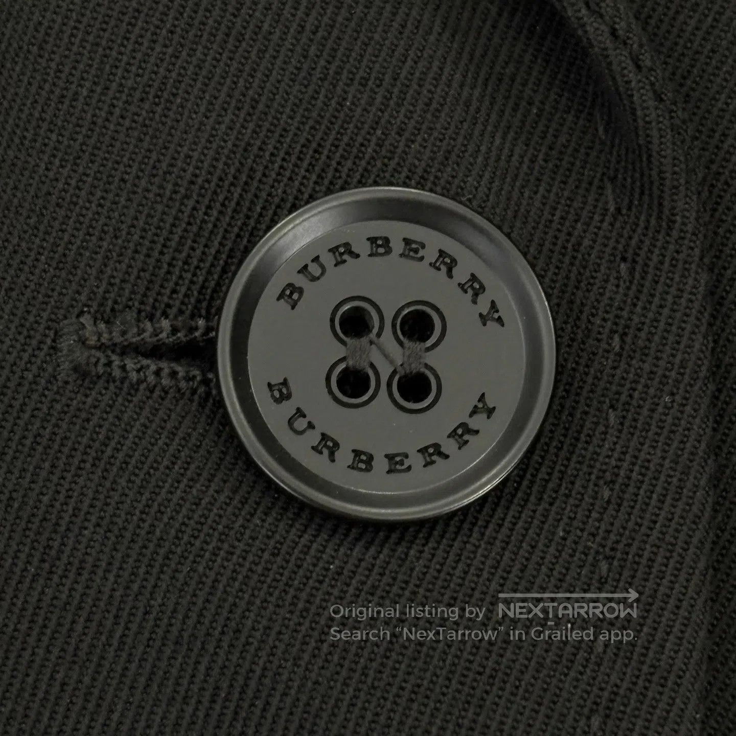 Burberry Burberry size38 Casual suit jacket, black Size 38S - 7 Thumbnail