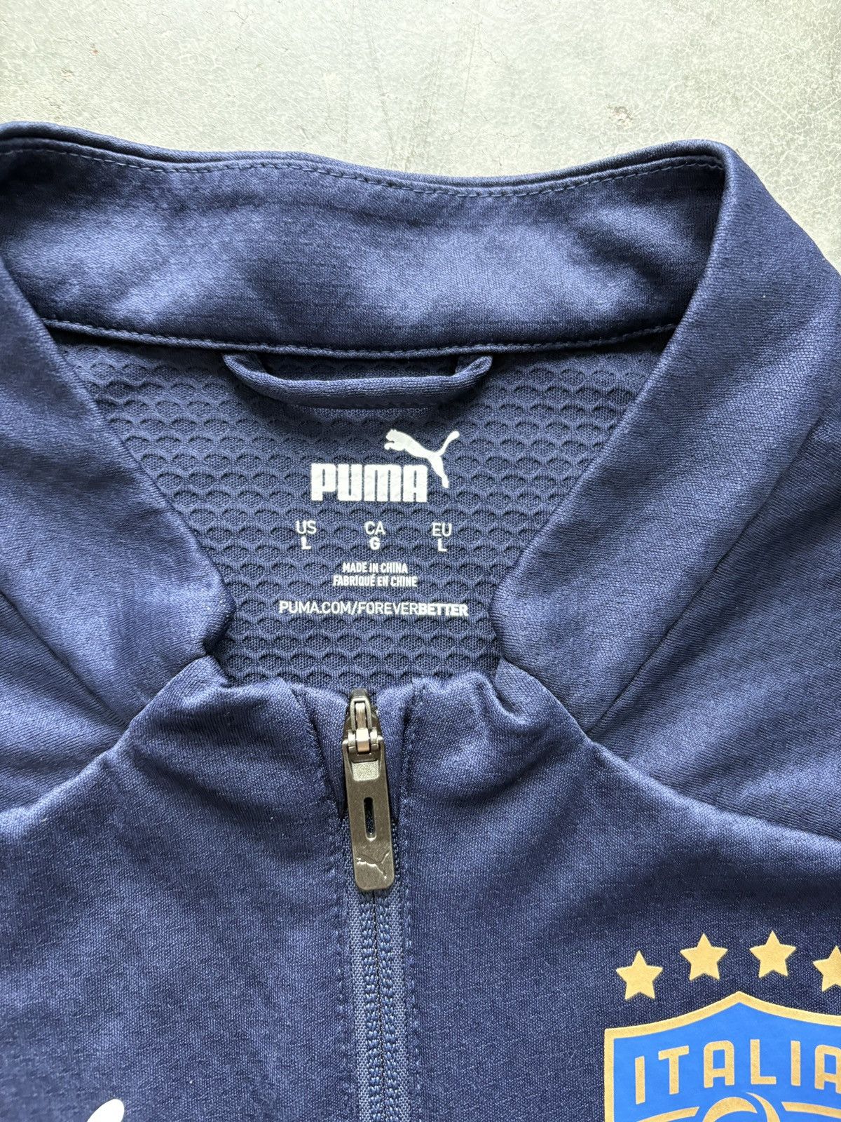 Puma Vintage Y2K Puma Italy National Team Track Jacket Size US L / EU 52-54 / 3 - 5 Thumbnail