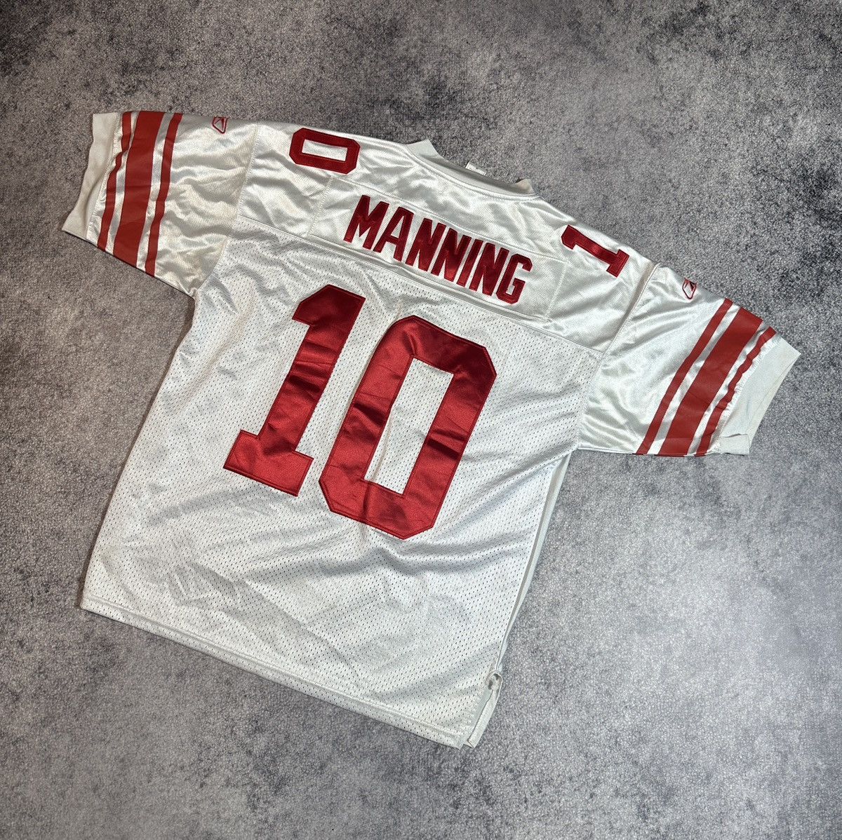 NFL × Reebok Vintage NFL Reebok NY Giants Manning 10 Jersey USA Football Size US M / EU 48-50 / 2 - 2 Thumbnail