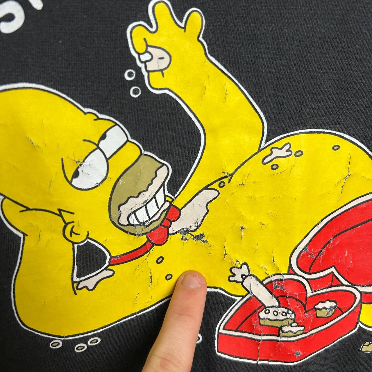 The Simpsons Vintage The Simpsons 2002 Hamer Big logo cartoon tee Size US L / EU 52-54 / 3 - 5 Thumbnail