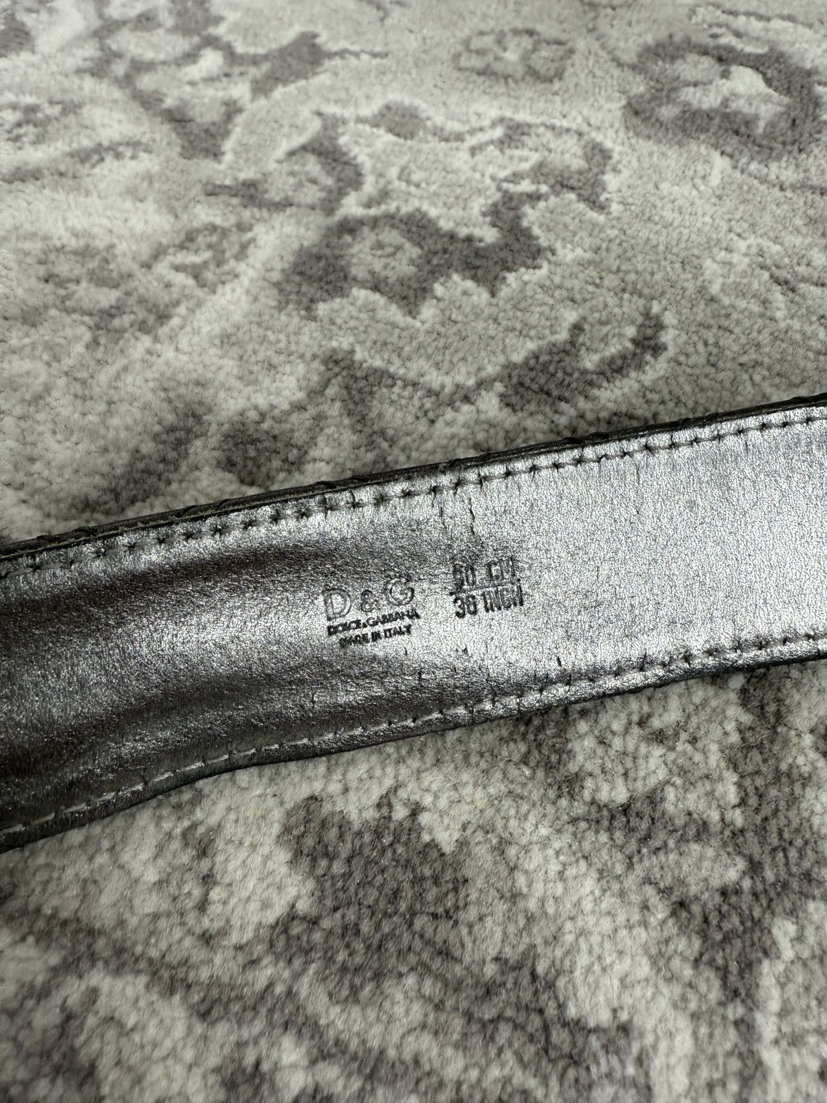Designer × Dolce & Gabbana Vintage y2k Dolce & Gabbana DG logo belt avantgarde designer Size ONE SIZE - 4 Thumbnail