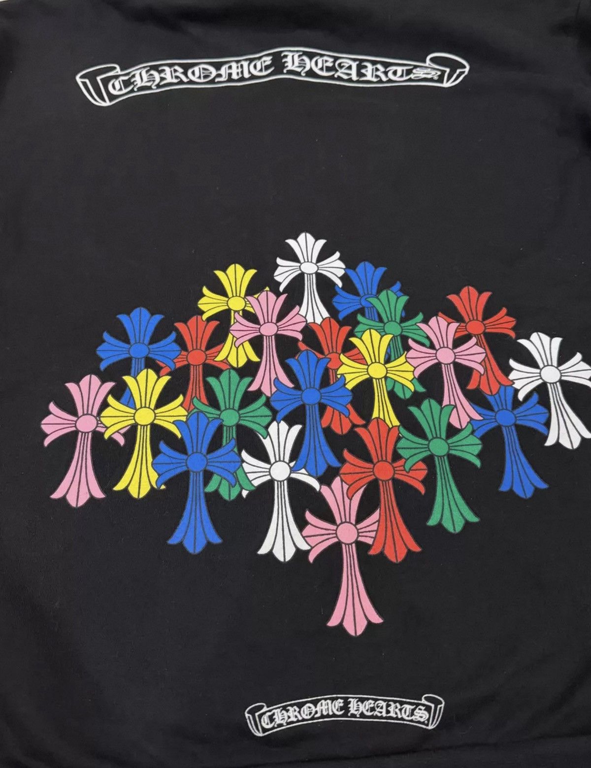 Chrome Hearts Chrome Hearts L Multi Color Cross Hoodie Size US L / EU 52-54 / 3 - 4 Thumbnail