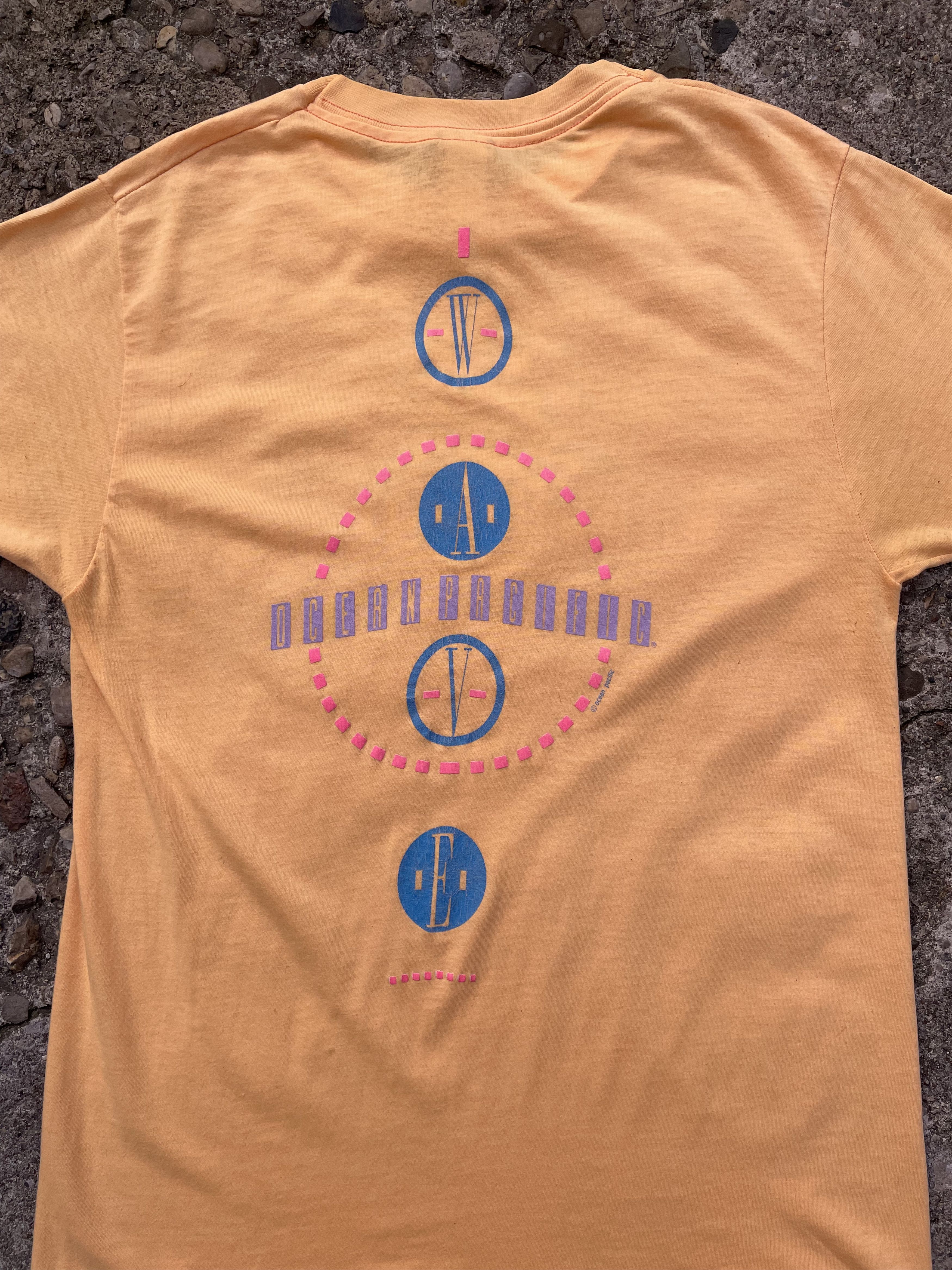 Ocean Pacific × Vintage VTG 1980's Ocean Pacific Double Sided Graphic T-Shirt Size US L / EU 52-54 / 3 - 4 Thumbnail
