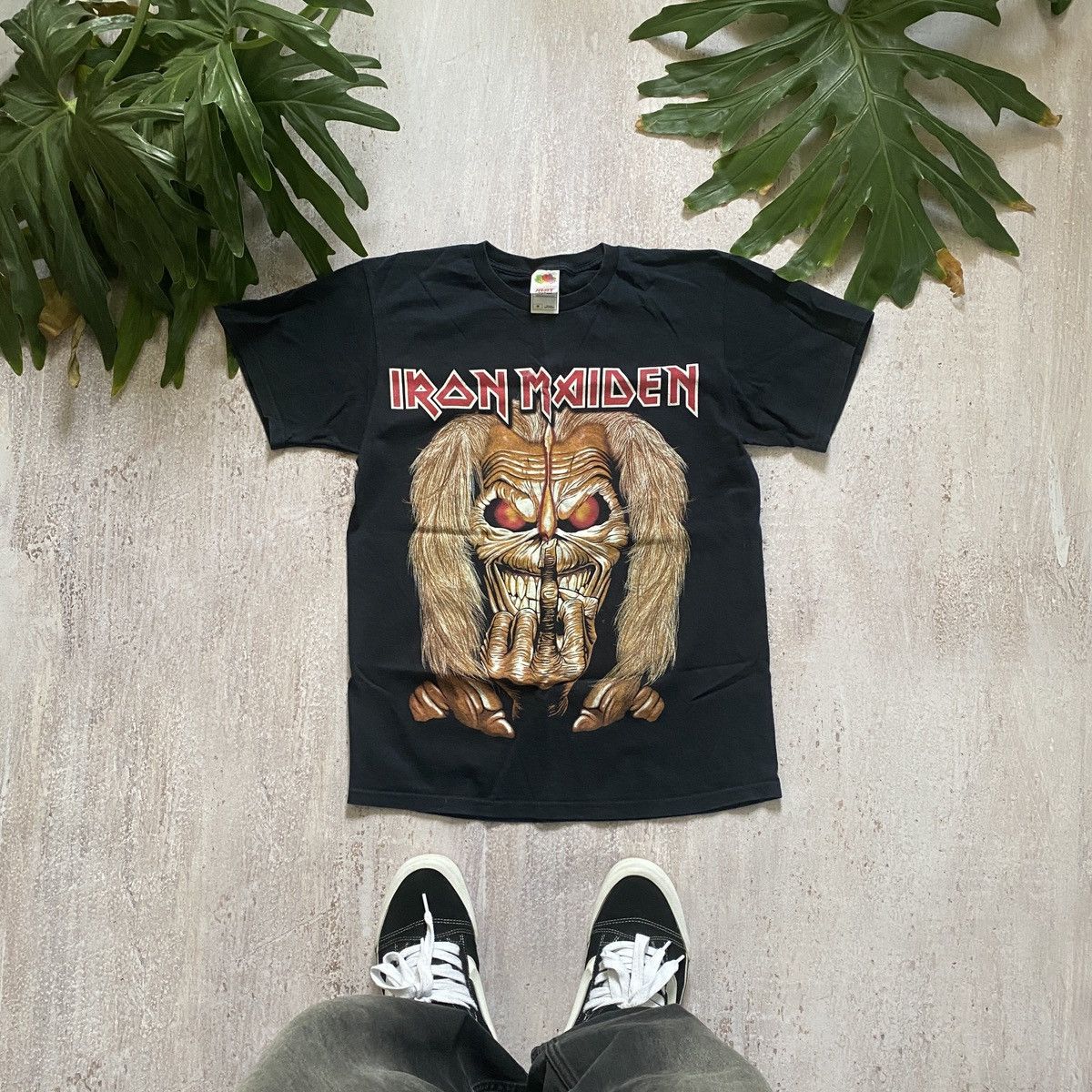 Band Tees × Vintage VINTAGE Y2K IRON MAIDEN PUNK AWESOME BAND T SHIRT 65 Size US M / EU 48-50 / 2 - 1 Thumbnail