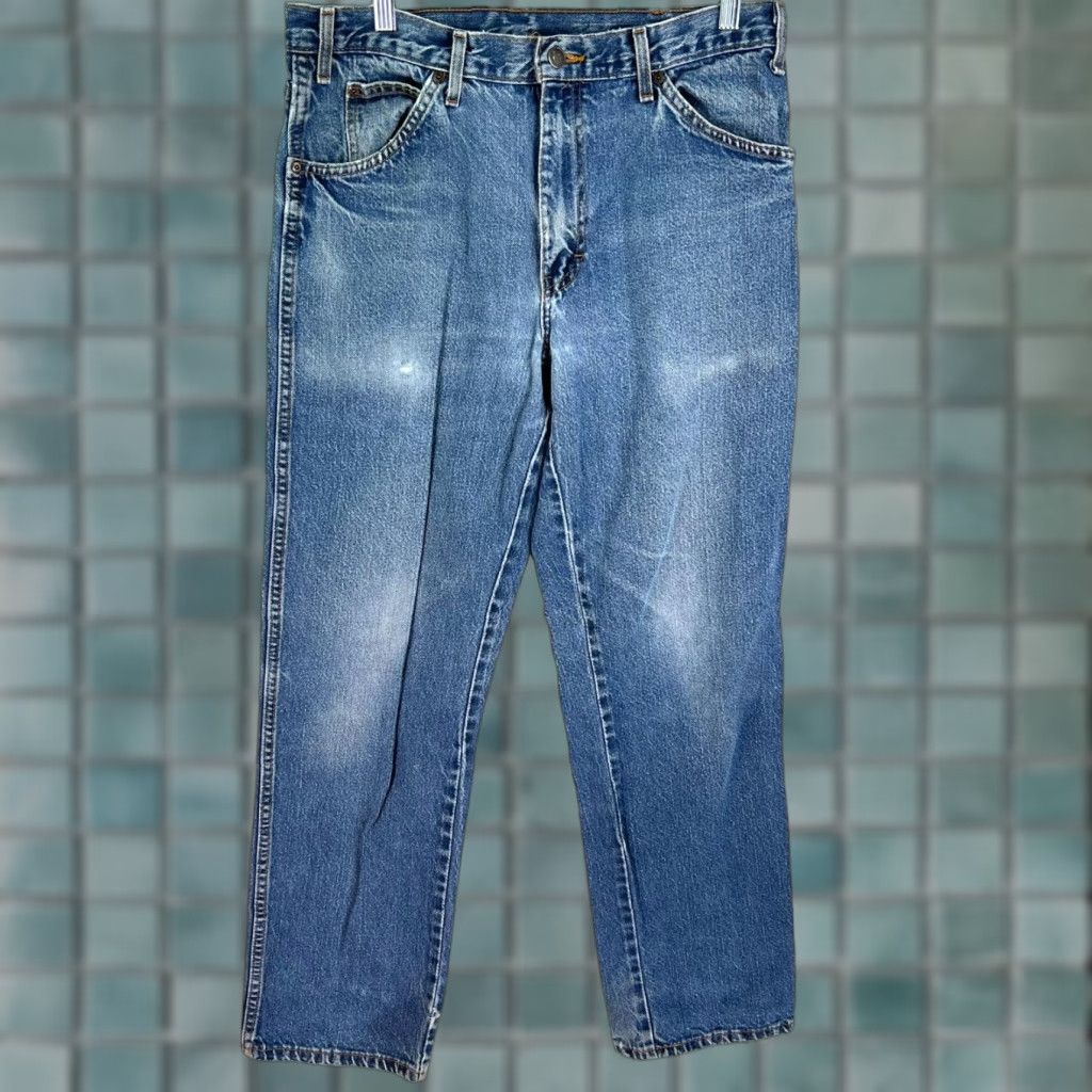 Dickies Vintage Dickies Men’s Jeans Size 32 Straight Leg Distressed Blue 90s USA Cowboy Size US 32 / EU 48 - 1 Thumbnail