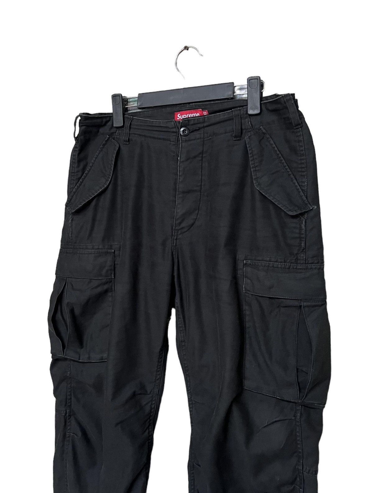 Supreme Authentic🔥Supreme Cargo Pants *BLACK* Drawstring Leg Size US 32 / EU 48 - 5 Thumbnail