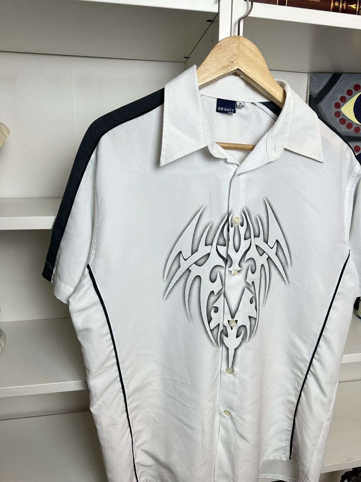 Affliction Vintage tribal shortsleeve button up shirt Size US M / EU 48-50 / 2 - 3 Thumbnail