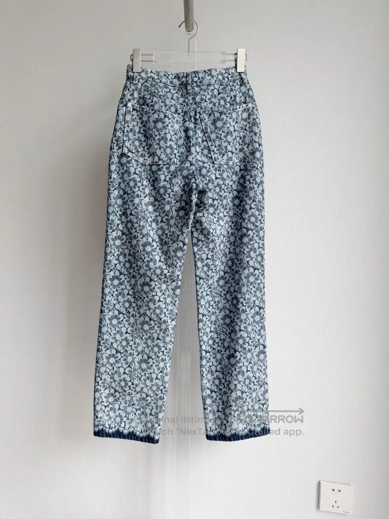 Chanel Chanel 24B floral jeans Size 24" / US 00 / IT 34 - 4 Thumbnail