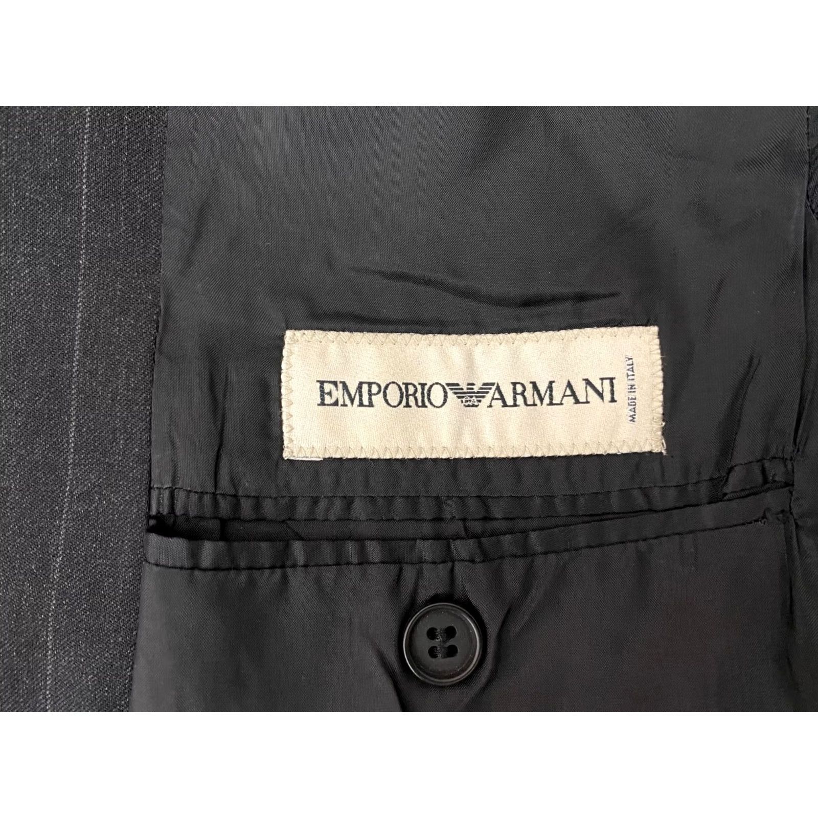 Emporio Armani Emporio Armani Blazer Jacket Size 52 Men Black Blazer 52 Mens Size 52 Armani Blazer Jacket Black Size 52R - 4 Thumbnail