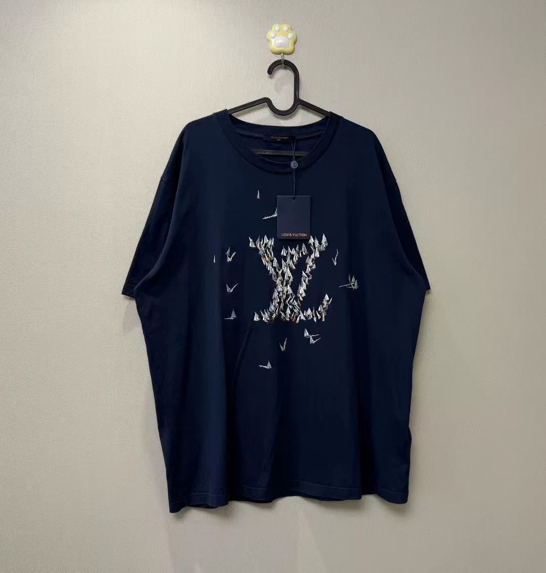 Louis Vuitton Louis Vuitton Embroidered Logo Short Sleeve Size US XXL / EU 58 / 5 - 1 Thumbnail