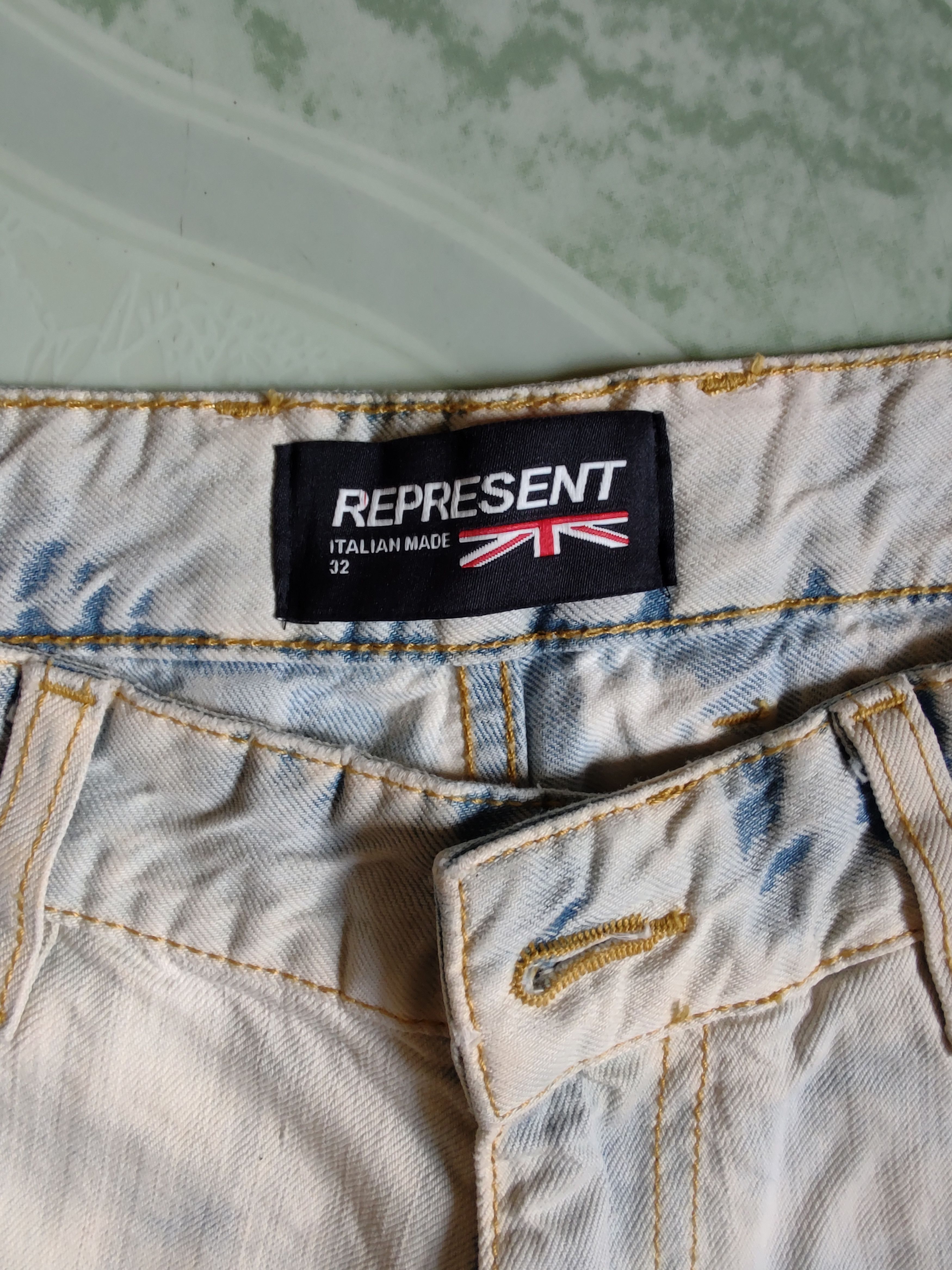 Represent Clo. REPRESENT ACID WASH JEANS | Grailed