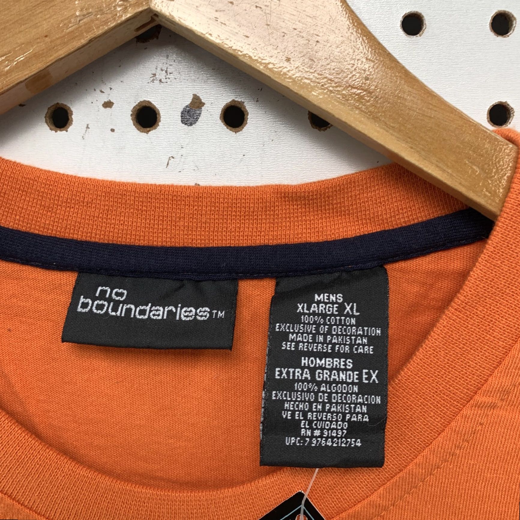 Vintage VINTAGE No Boundaries Graphic Print Shirt Men’s XL Orange Short Sleeve 2000s NWT Size US XL / EU 56 / 4 - 2 Thumbnail