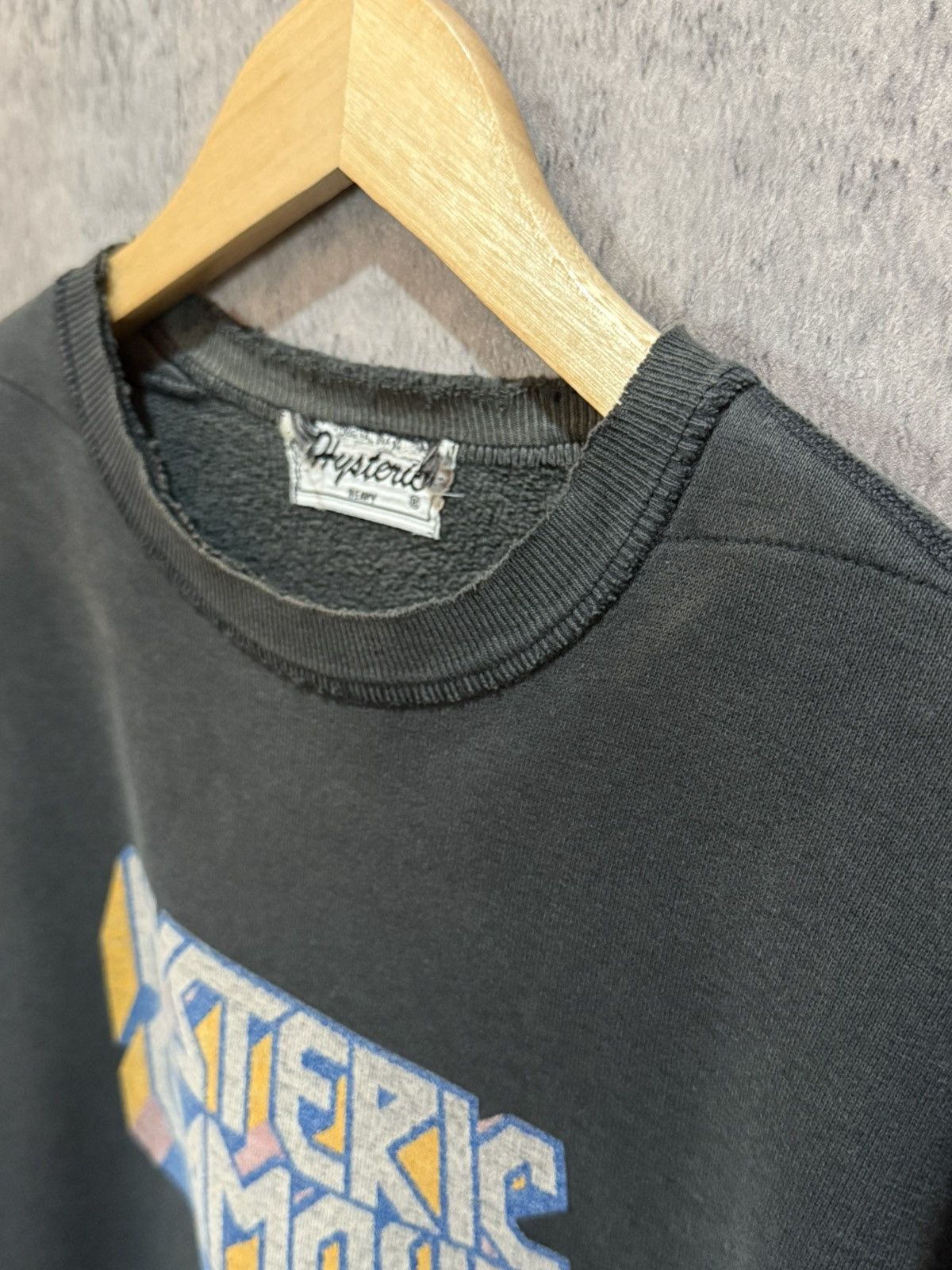 Hysteric Glamour × Japanese Brand 90s Hysteric Glamour Boxy SunFaded Distressed Sweatshirt Size US M / EU 48-50 / 2 - 5 Thumbnail