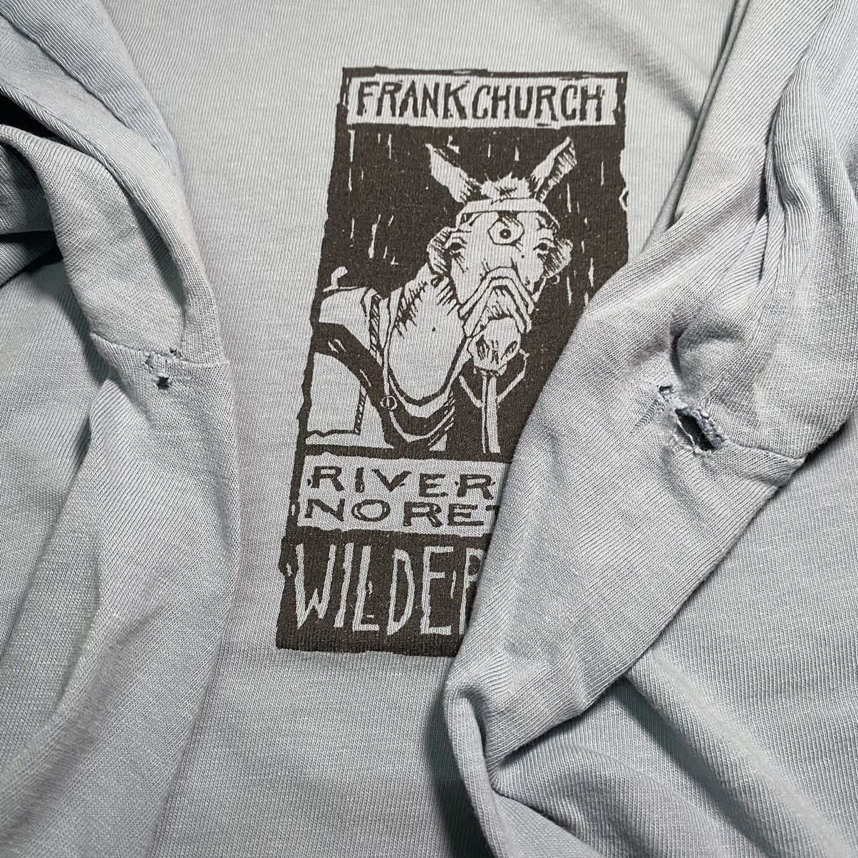 Hanes × Vintage VINTAGE 90’s FRANKCHURCH WILDERNESS LONGSLEEVE T SHIRT Size US L / EU 52-54 / 3 - 12 Thumbnail