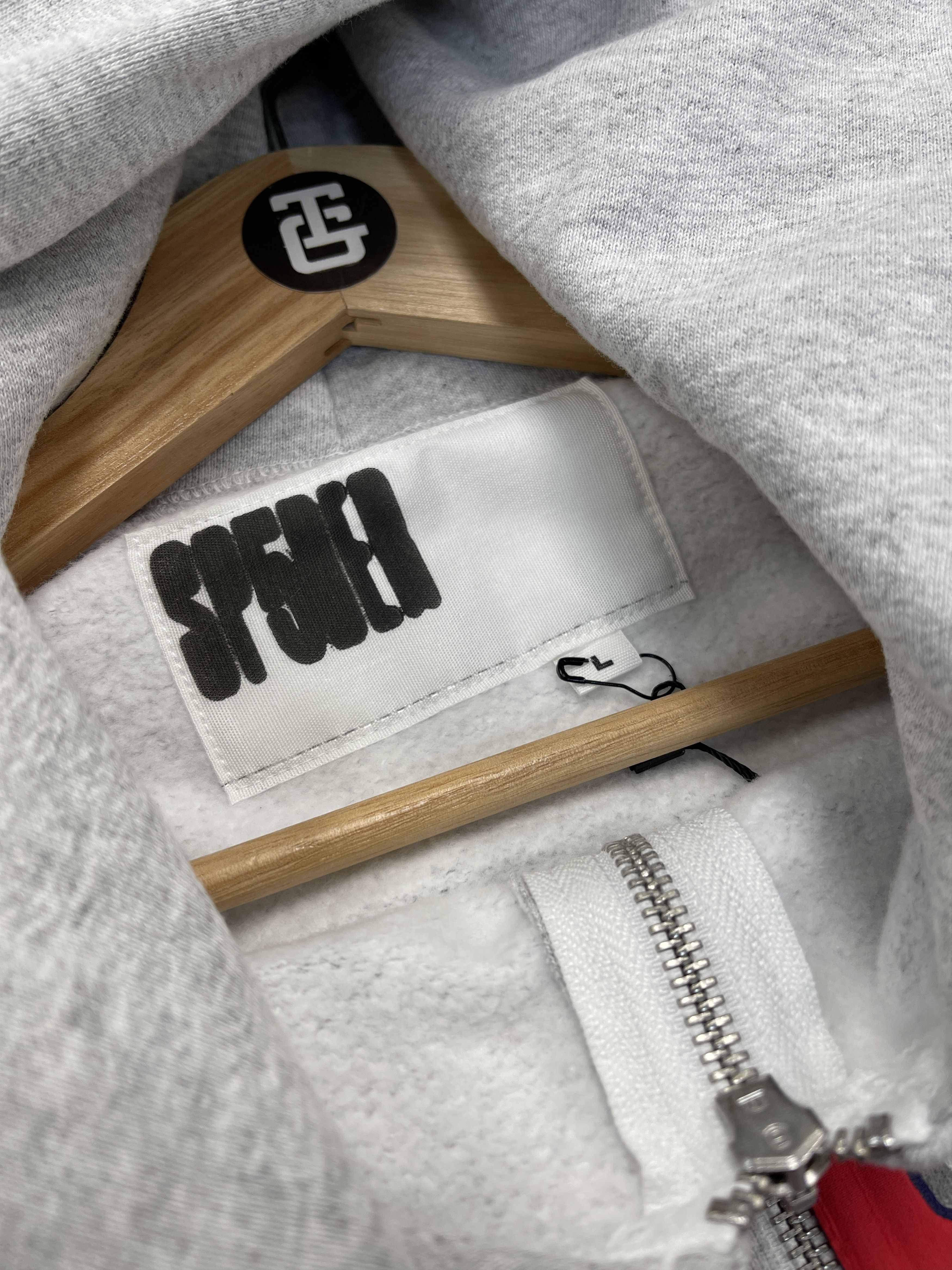 Sp5der Sp5der Atlanta Full Zip Hoodie Heather Grey Size US L / EU 52-54 / 3 - 5 Thumbnail