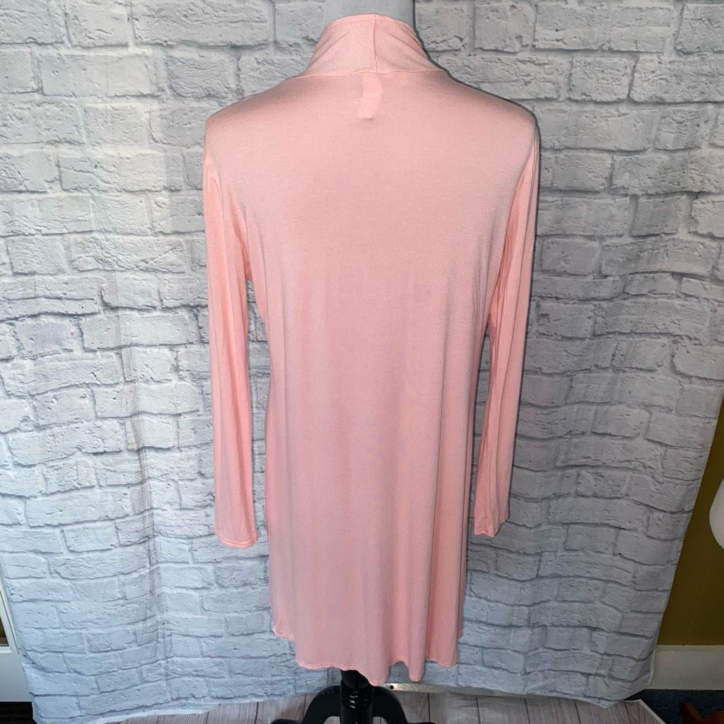 Other Isaac Liev women S open front long length cardigan pink Size S / US 4 / IT 40 - 8 Thumbnail