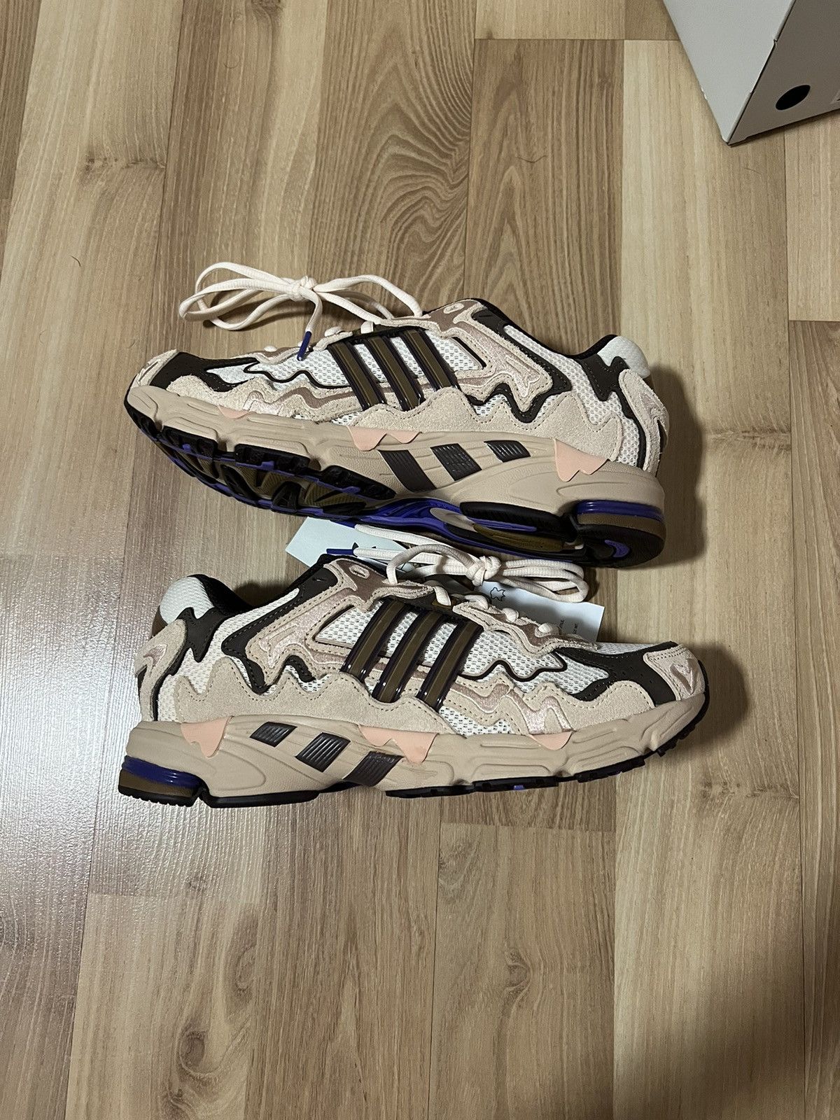 image of Adidas Response Cl X Bad Bunny Paso Fino Shoes in Bronze Brown, Men's (Size 8.5)