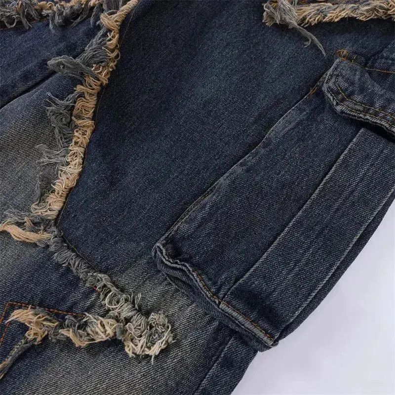Japanese Brand Streetwear Baggy Stars Design Jeans Size US 32 / EU 48 - 4 Thumbnail