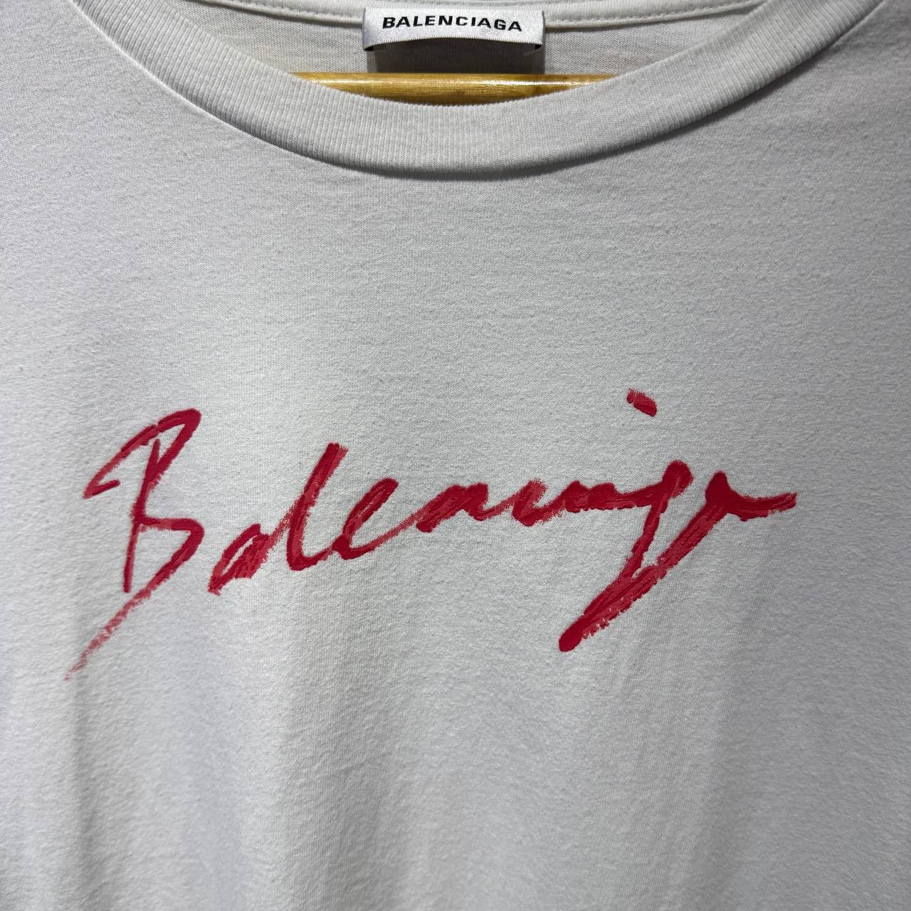 Balenciaga Balenciaga Lipstick Print Logo tee Size US XXL / EU 58 / 5 - 2 Thumbnail