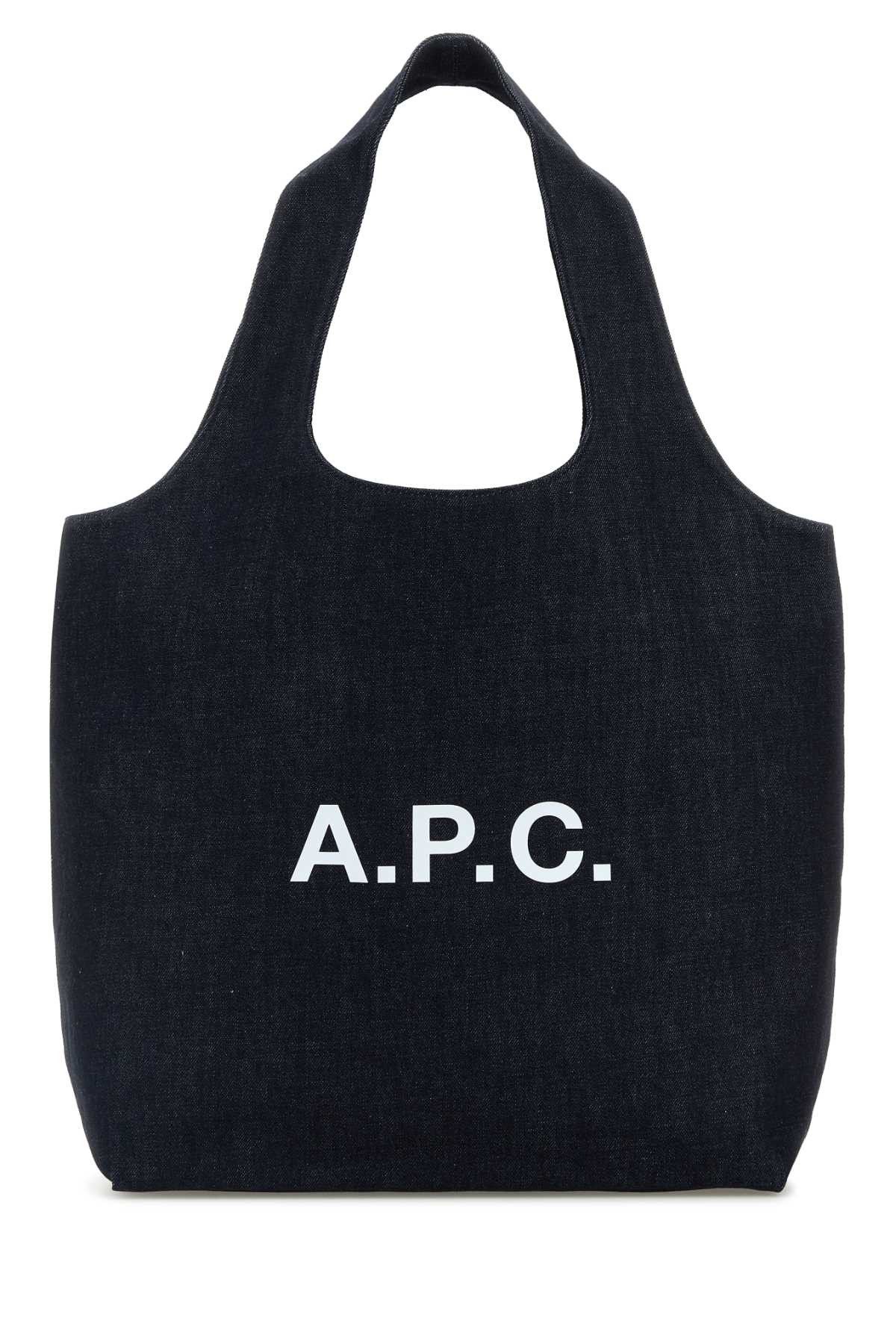 A.P.C. Denim Ninon Shopping Bag Size ONE SIZE - 1 Thumbnail