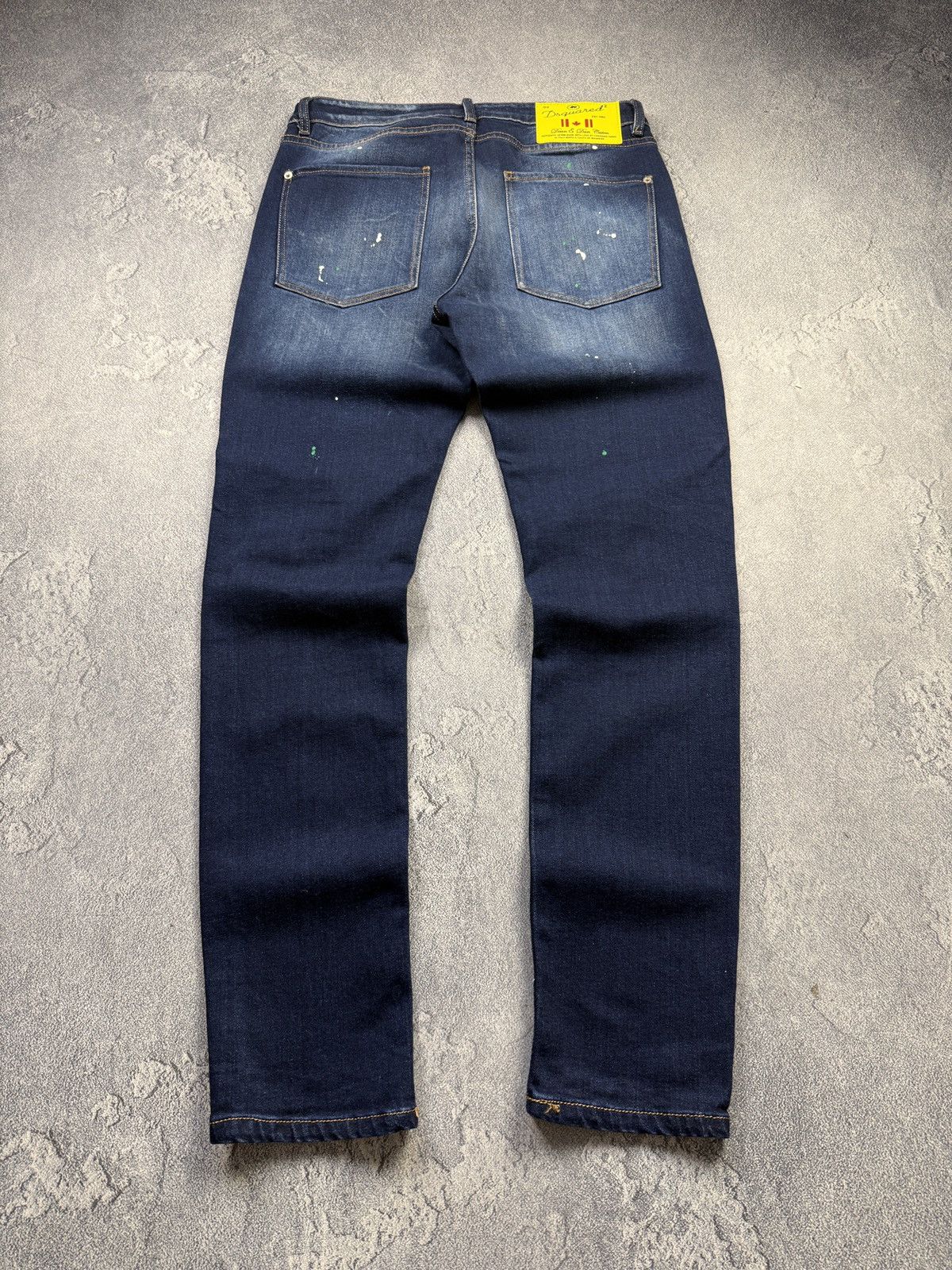 Dsquared2 Dsquared Jeans Italian Designer Navy Denim Rare Vintage Y2K Size US 34 / EU 50 - 2 Thumbnail