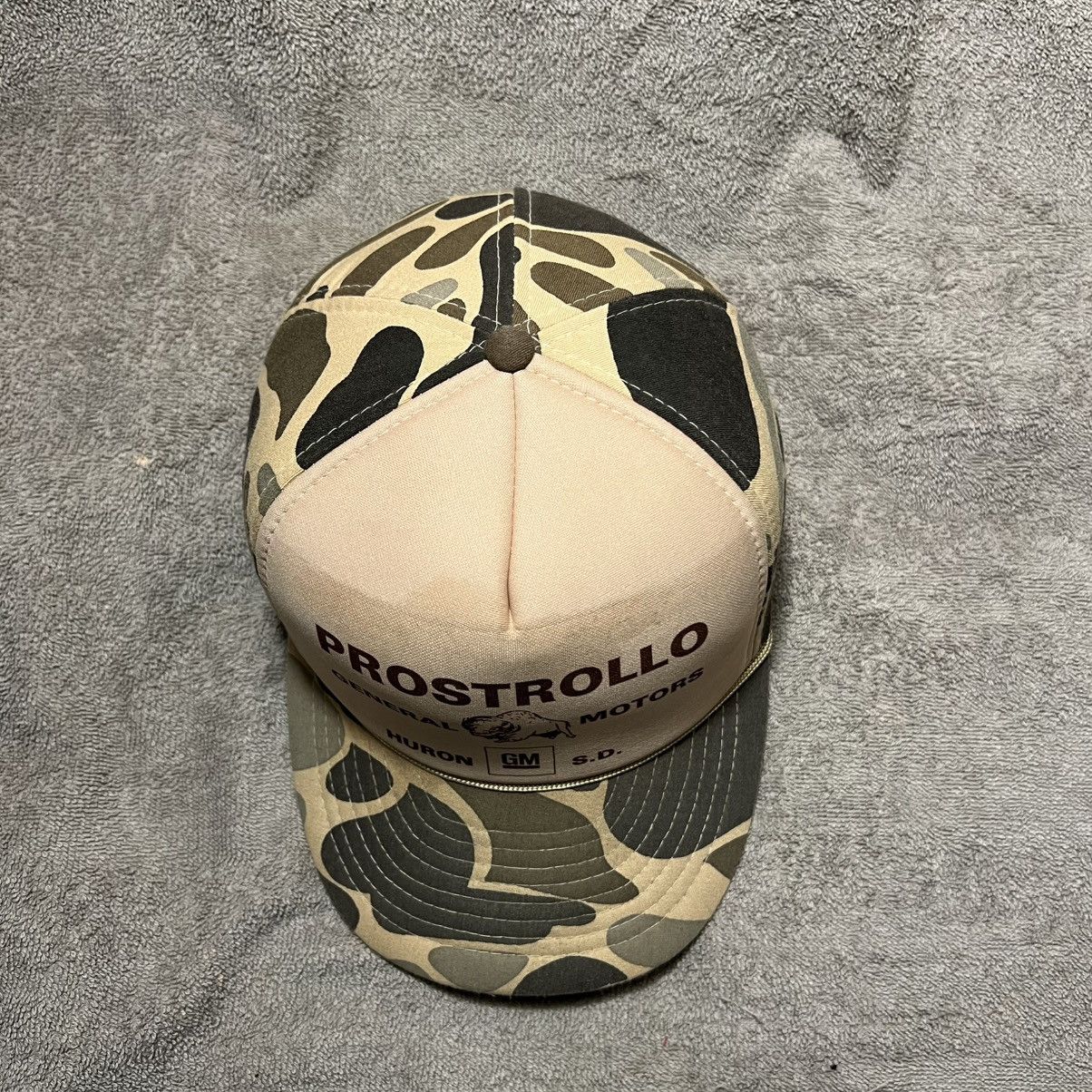 Vintage Vintage 80s GMC General Motor Camo Mesh Trucker Hat Snapback Size ONE SIZE - 8 Thumbnail