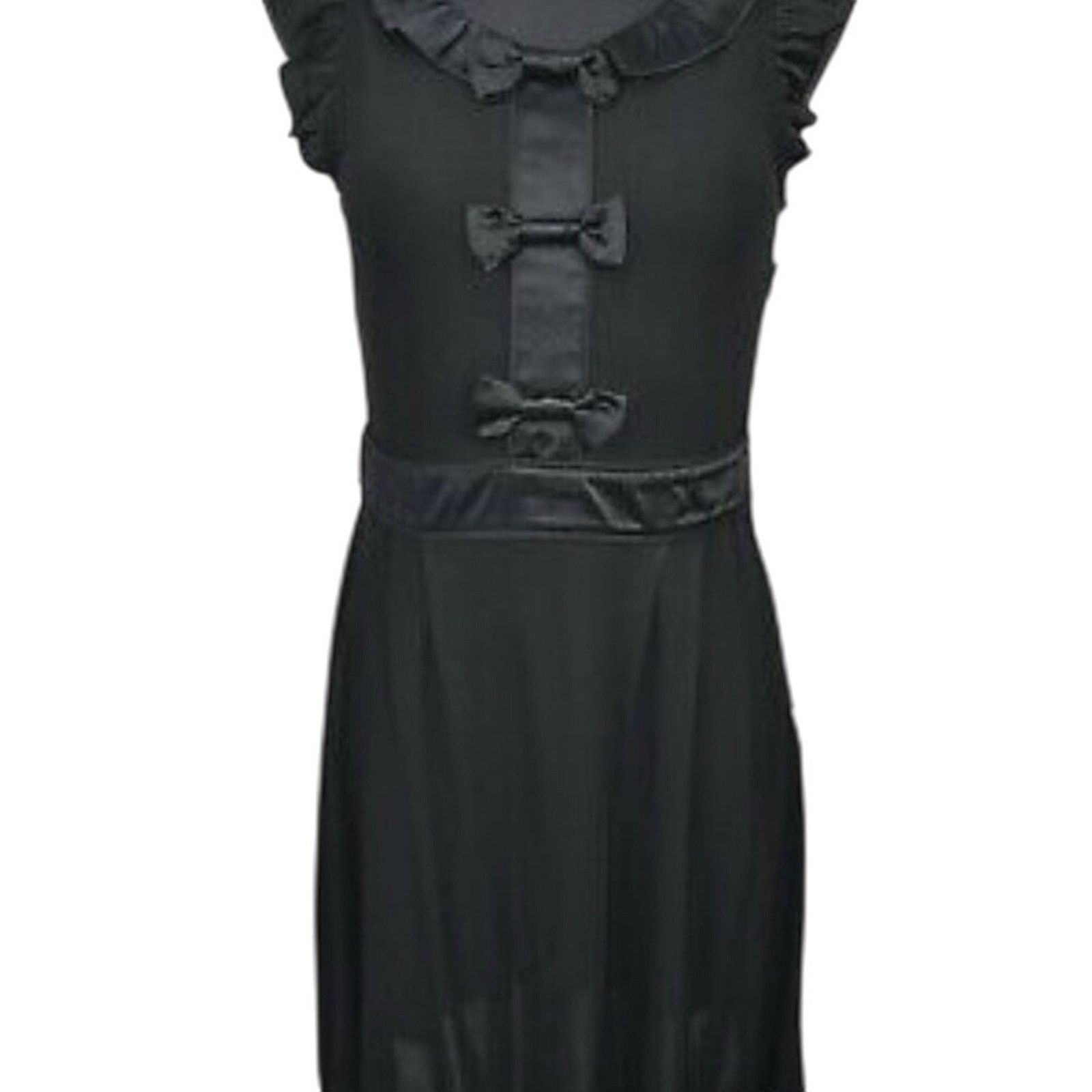 Marc By Marc Jacobs Black Bow Midi Jersey Chic Classy