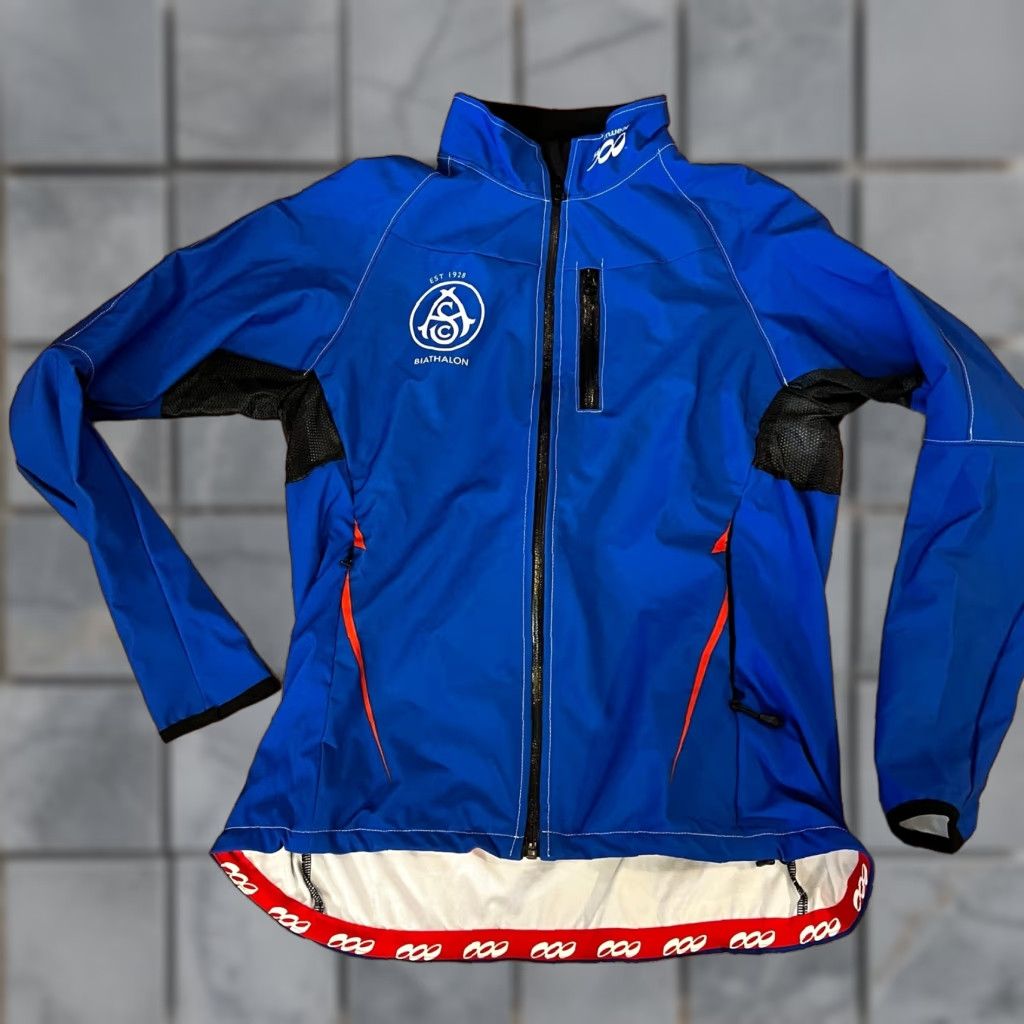 Vintage Podium Wear Jacket Womens Medium Biathalon ASC Zip Performance Blue Coat Track Jacket Womens M Blue ASC Zip Biathalon Performance"} Size M / US 6-8 / IT 42-44 - 1 Thumbnail