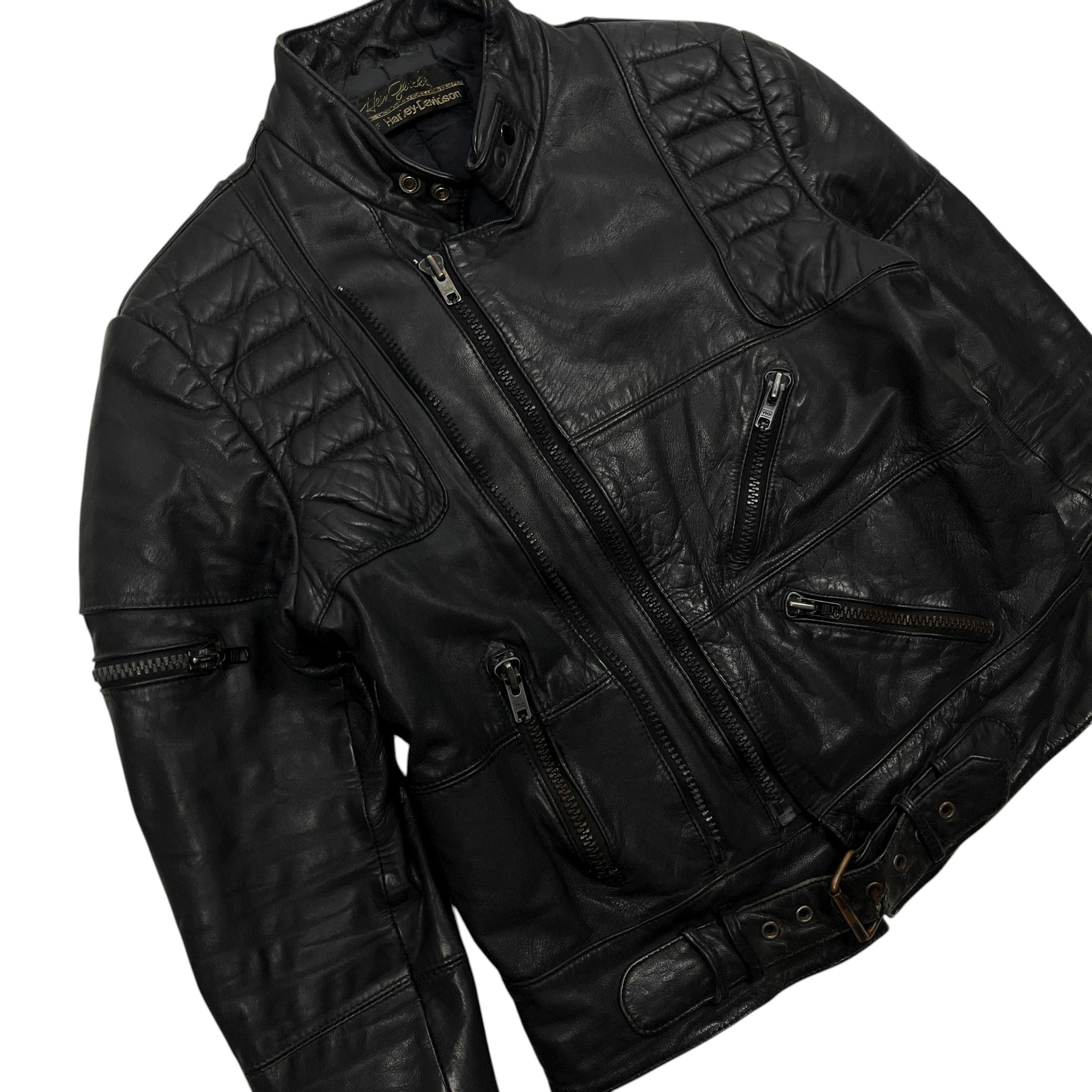Harley Davidson Harley-Davidson Hein Gericke Leather Biker Jacket - Size L Size US L / EU 52-54 / 3 - 4 Thumbnail