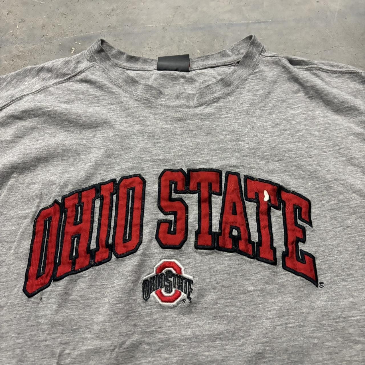 Japanese Brand × Vintage Crazy Vintage 90s Ohio State Spellout College Essential Tee! Size US L / EU 52-54 / 3 - 2 Thumbnail