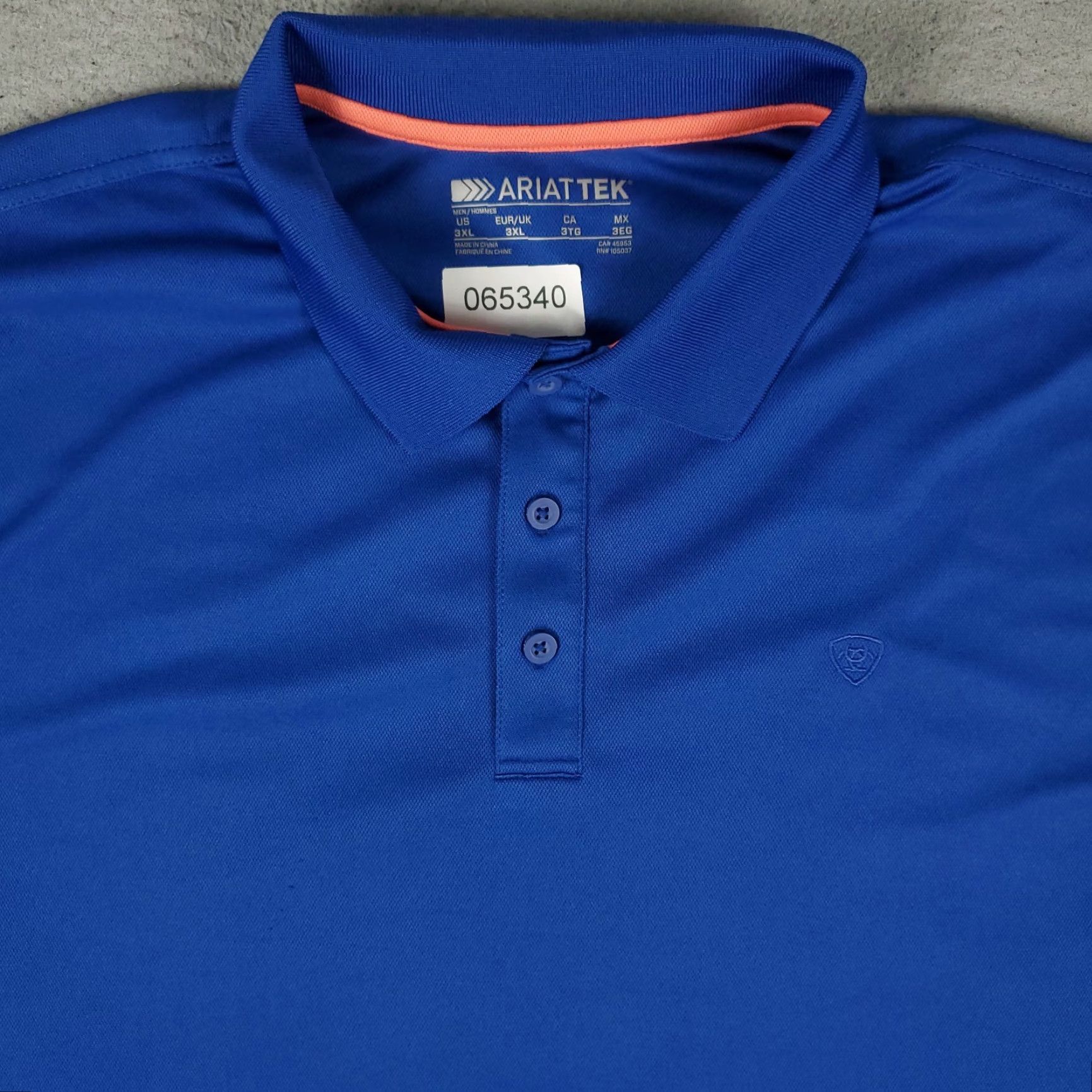 Ariat Ariat Polo Shirt Mens 3XL Blue Polo Shirt Mens Color Blue Ariat Polo Short Sleeve 3XL Mens Blue Classic American Preppy Golf Lacrosse Walking 90s? Size US XXL / EU 58 / 5 - 2 Thumbnail